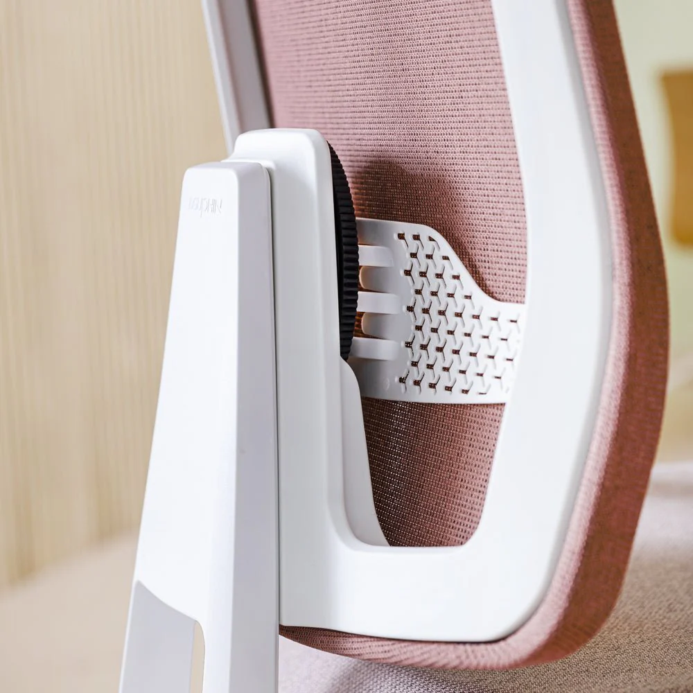 2025 Silla de Oficina Ergonómica Dauphin INDEED MESH ID 7056_SLP con Soporte Lumbar | Respaldo de Malla | Negra