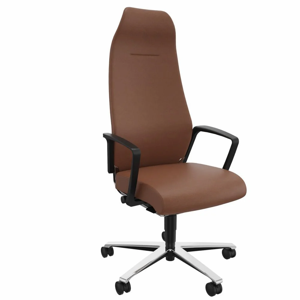 2025 Silla de Oficina Ergonómica Züco Selvio E 0156 Ejecutiva | Respaldo Alto Totalmente Acolchado | Reposacabezas