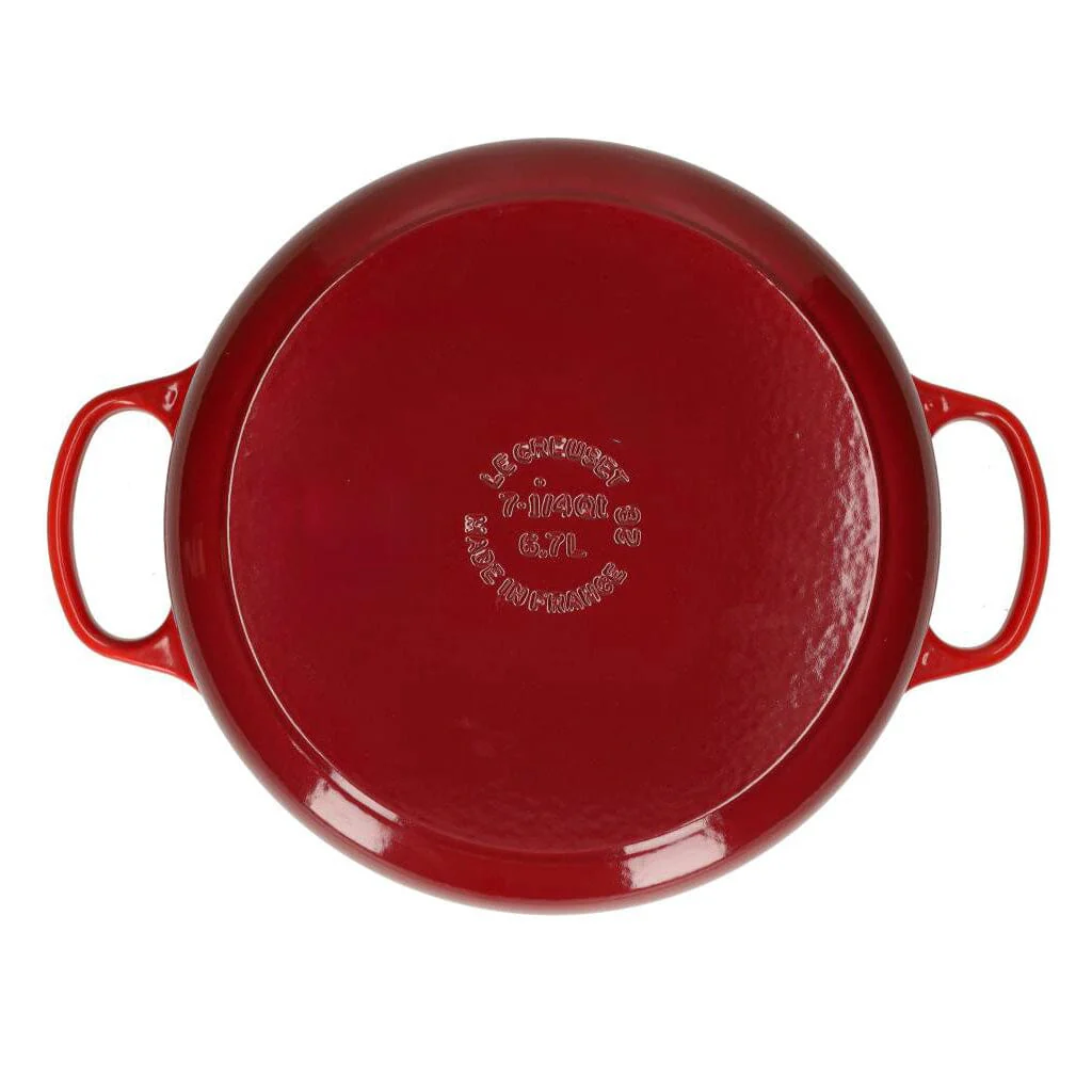 2025 Le Creuset - Sartén para asar / guisar Signature redonda cereza roja 28 cm 6,7 l