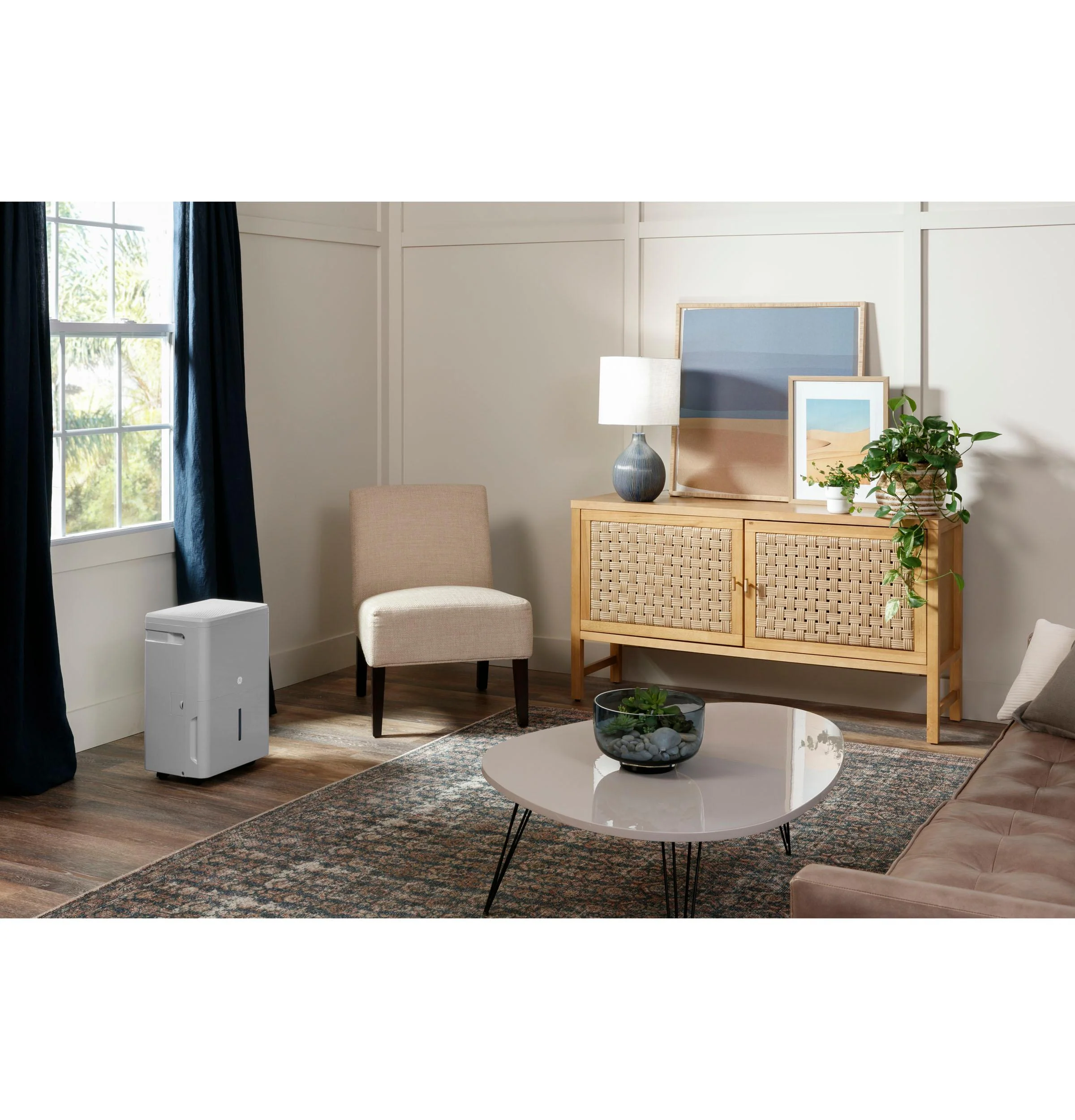 2025 GE Appliances AWHR50LB – Deshumidificador Portátil Inteligente con Smart Dry y Wi-Fi Integrado, Certificado Energy Star®