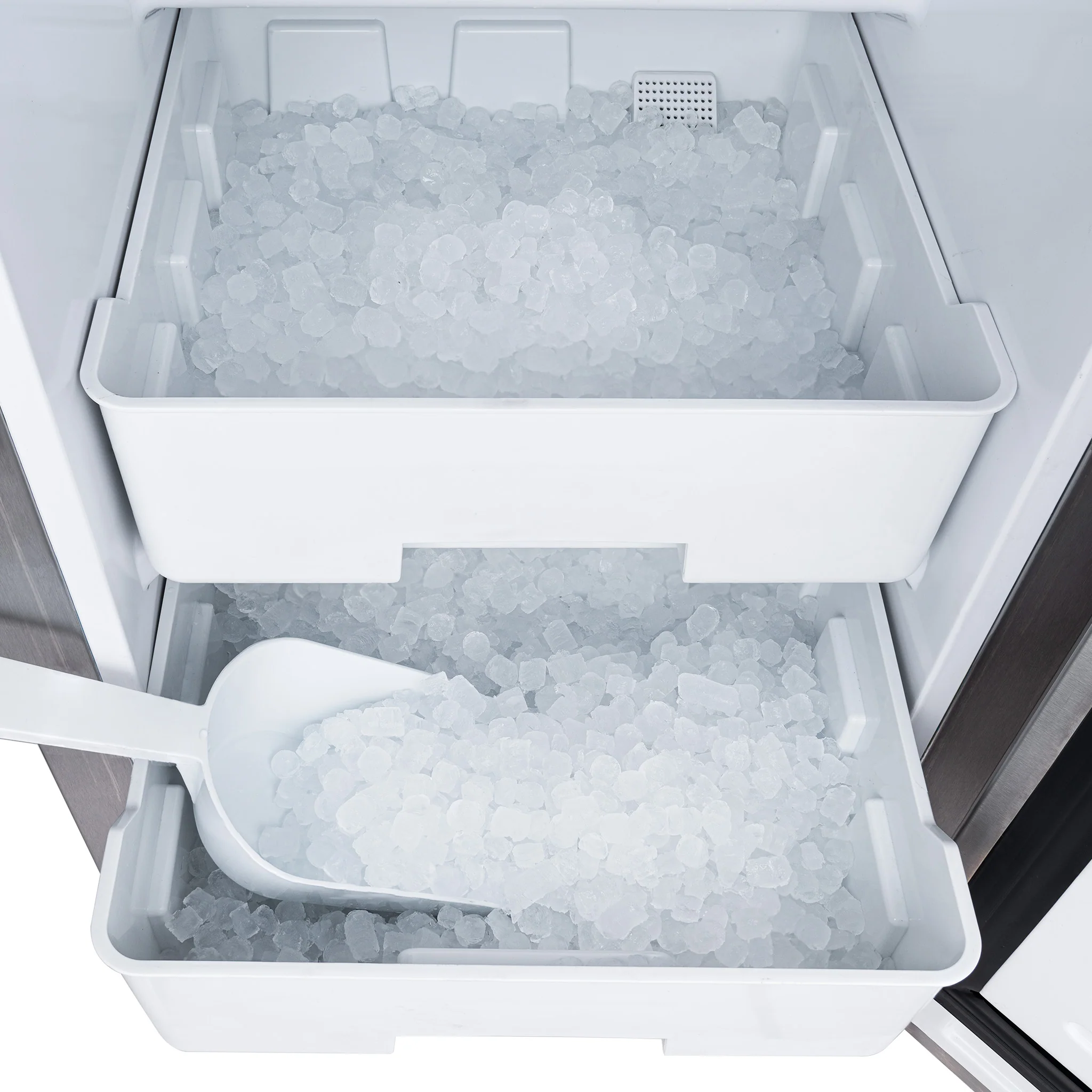 2025 Máquina de Hielo en Trozos Newair 15” Empotrable – 66 lb/día – Acero Inoxidable