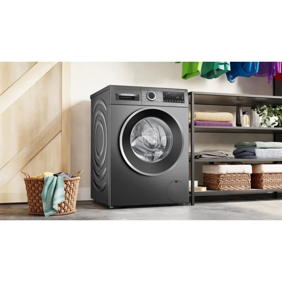 2025 Bosch WNG254R1GB Serie 6 Lavadora-secadora de libre instalación 10,5+6 kg 1400 rpm – Grafito