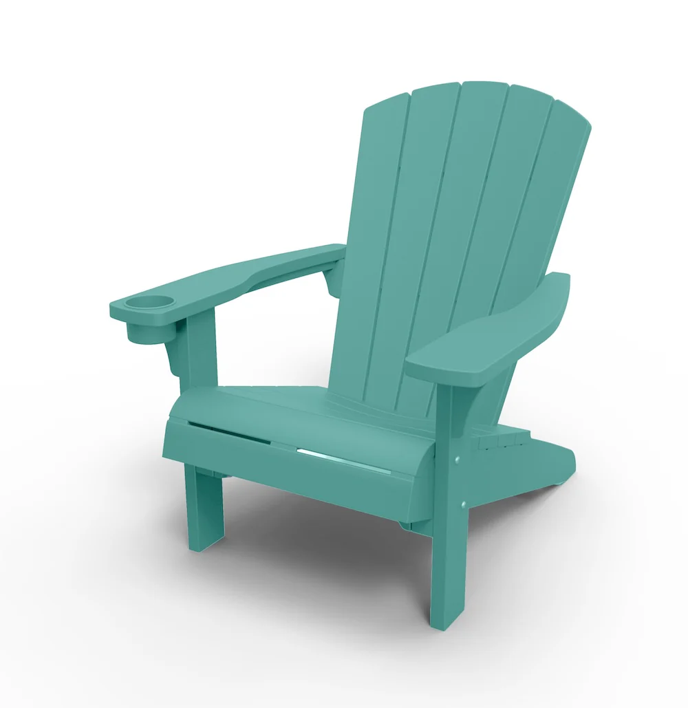 2025 PREVENTA: SEPTIEMBRE – Silla Adirondack Keter Alpine – Azul Verde Aqua