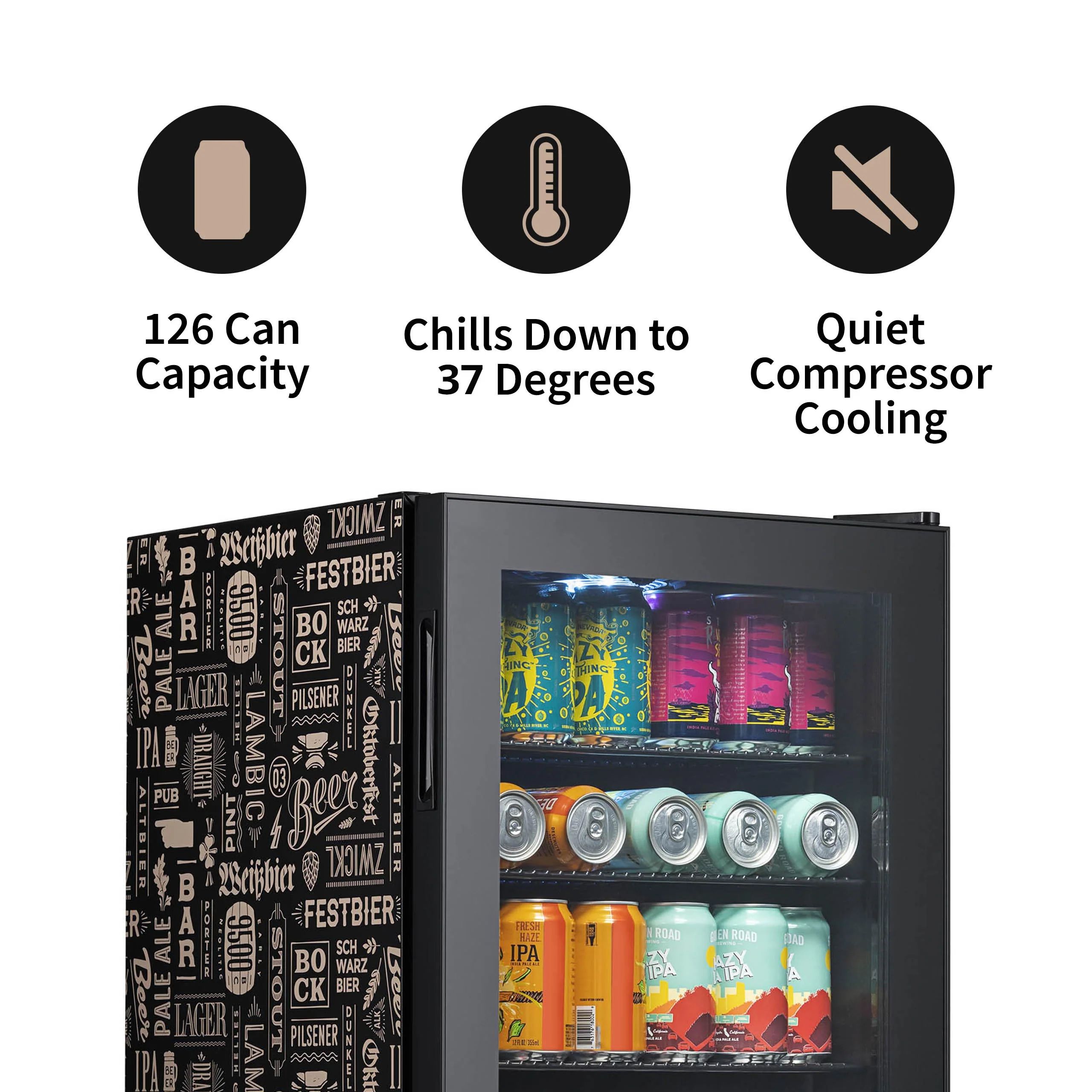 2025 Newair® Refrigerador de Bebidas Independiente