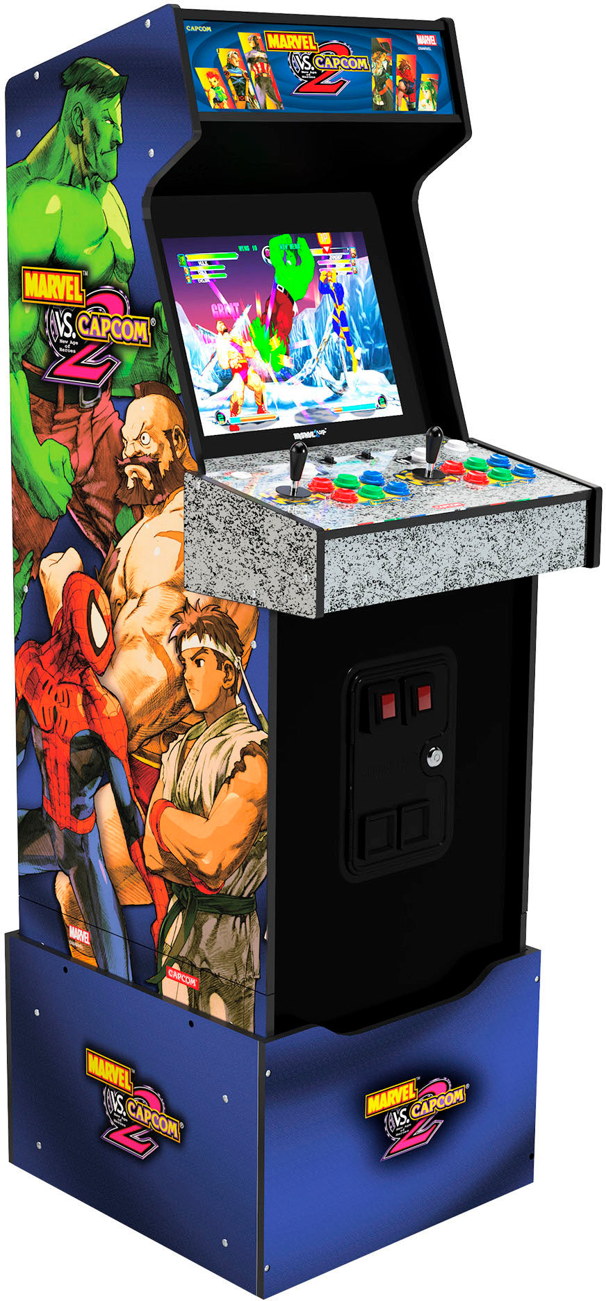 Arcade1Up – Máquina Arcade Marvel Vs Capcom 2 con Marquesina Iluminada