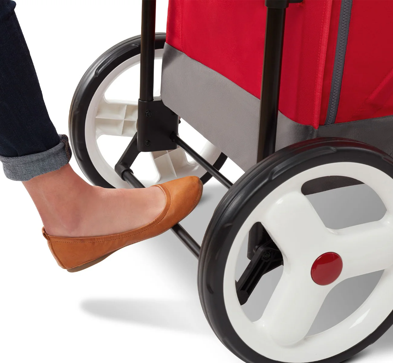 2025 Convertible Stroll 'N Wagon – Dirección Versátil, Plegado Fácil, Seguridad y Comodidad para Toda la Familia