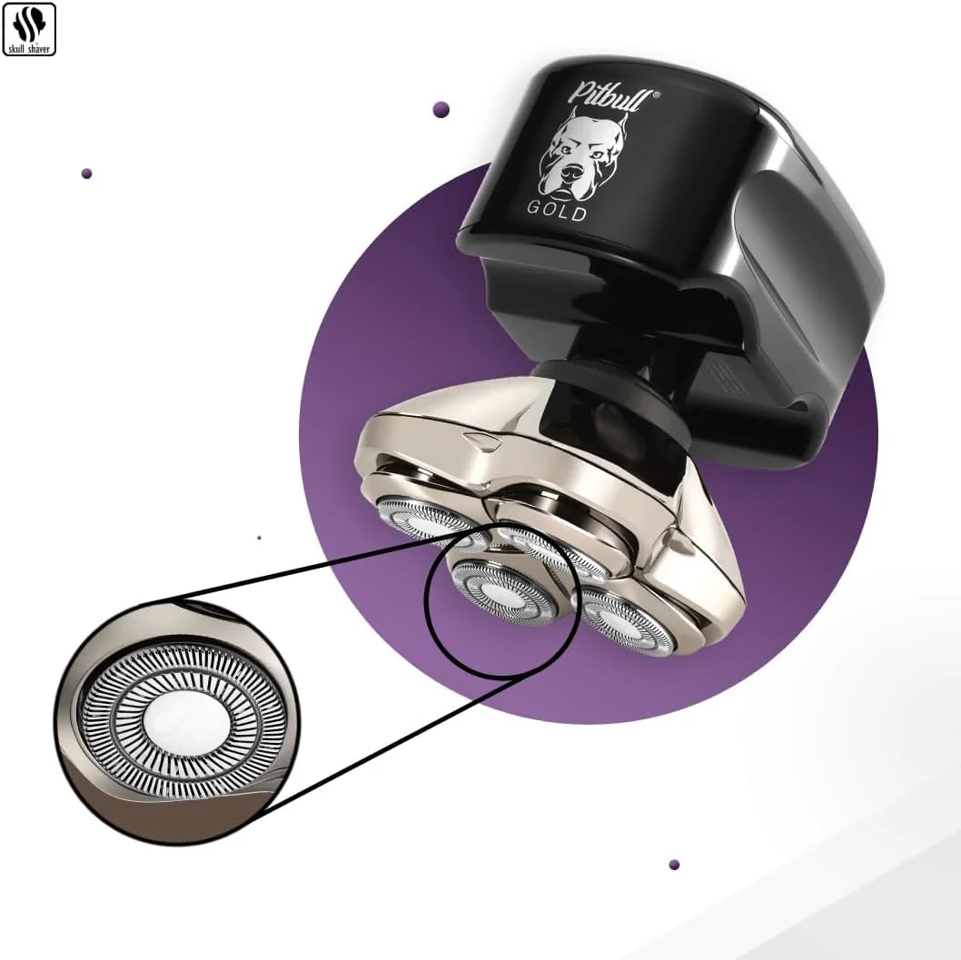 2025 Pitbull Gold PRO – Afeitadora eléctrica para cabeza y rostro