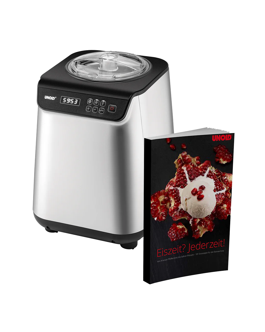 2025 Máquina para hacer sorbetes Uno con libro de recetas 1,2 L