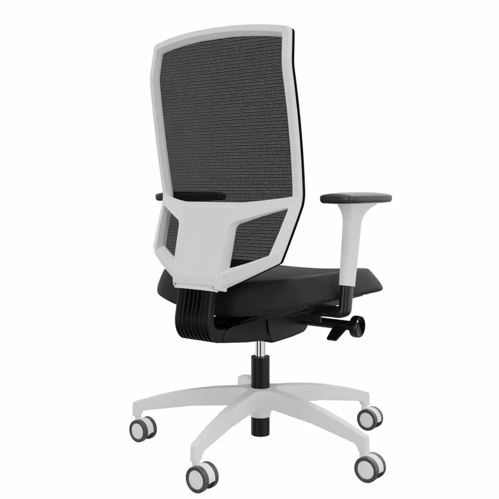 2025 Silla de Oficina Ergonómica Dauphin @JUST EVO MESH WHITE AJ 5776_SLP