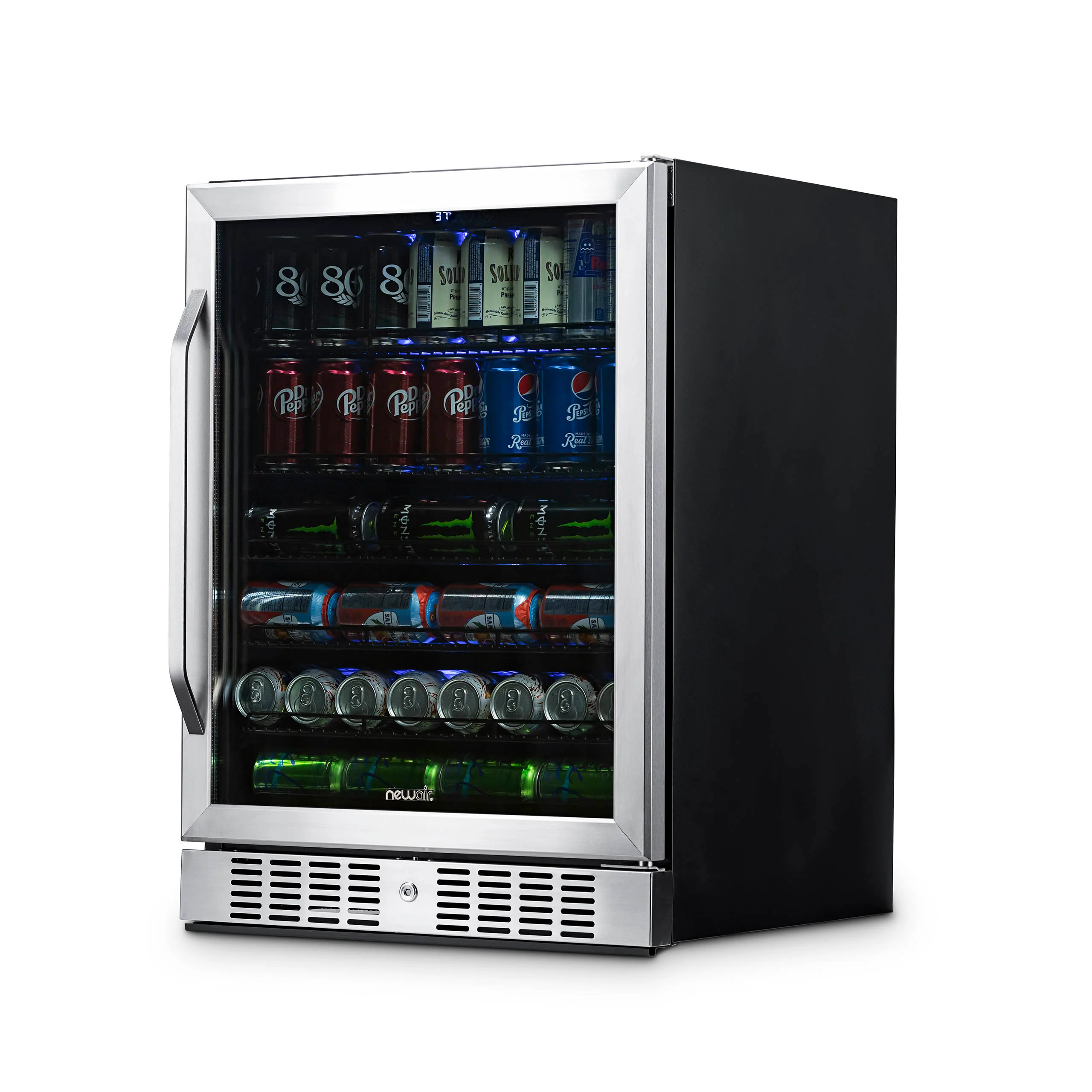 2025 Newair® Refrigerador de Bebidas Empotrable de Acero Inoxidable – 177 Latas – 24