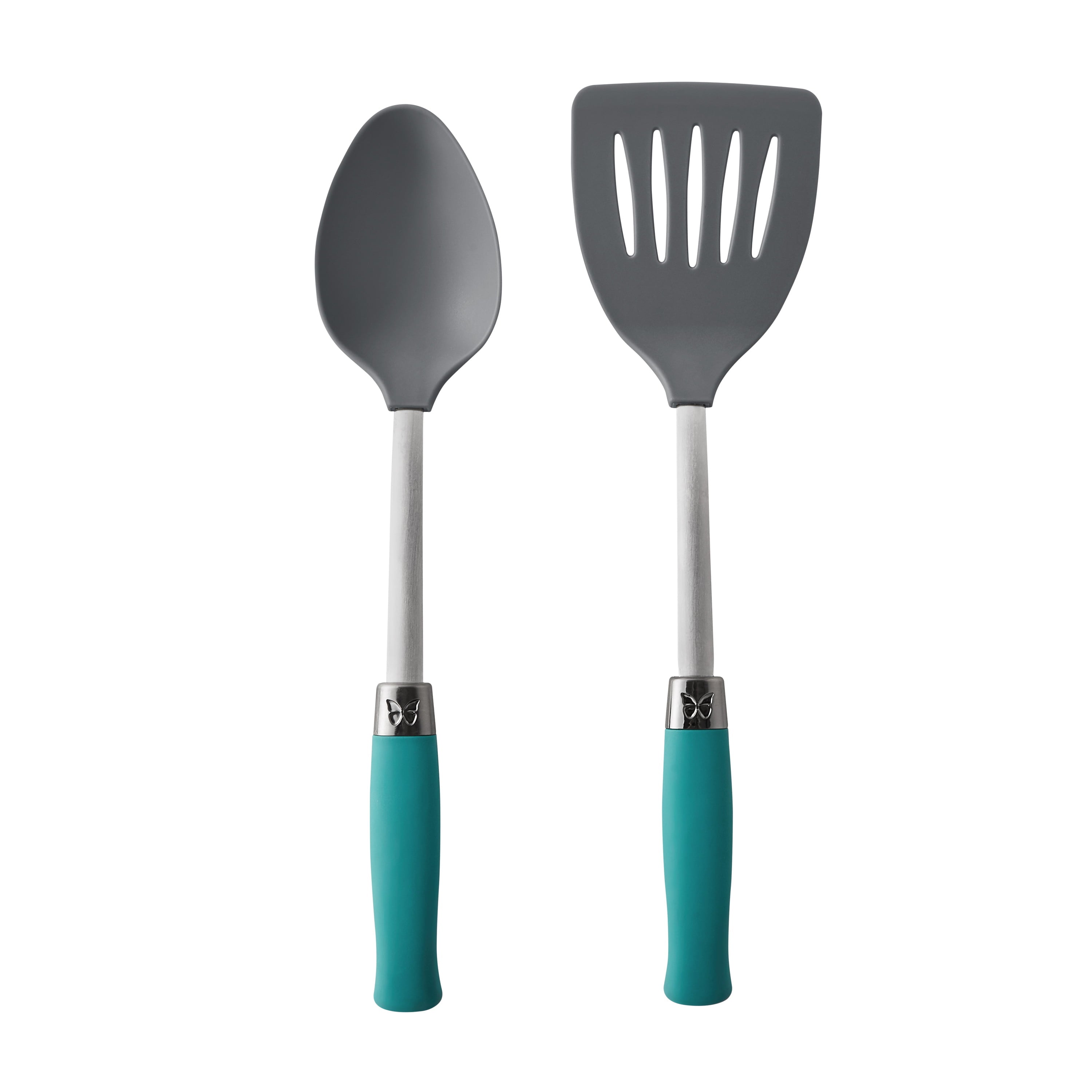 2025 Juego de Utensilios de Cocina de Aluminio Fundido de 12 Piezas The Pioneer Woman Prairie Signature, Charcoal Speckle