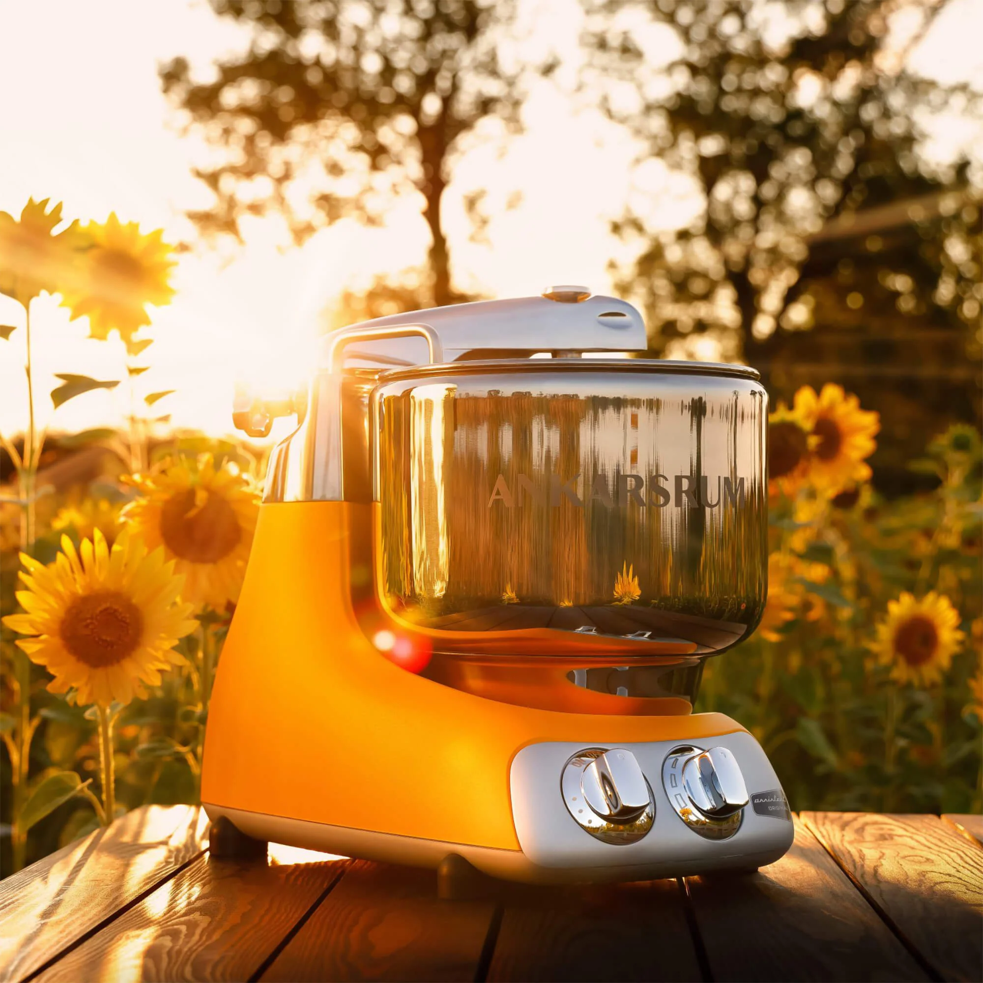 2025 Ankarsrum Assistent Original 6230 robot de cocina – diseño retro, 1500 W, bol de acero inoxidable de 7 L, 16 accesorios, garantía de 7 años, Sunbeam Yellow