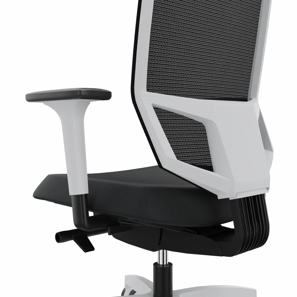 2025 Silla de Oficina Ergonómica Dauphin @JUST EVO MESH WHITE AJ 5776_SLP