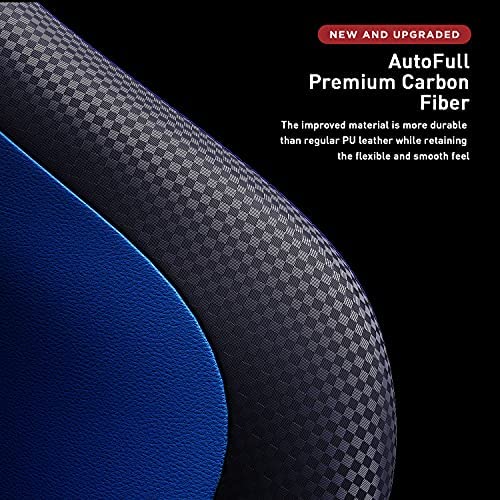 Silla de Oficina Gaming AutoFull con Soporte Lumbar Ergonómico, Estilo Racing, Cuero PU, Alta Respalda, Silla Giratoria Ajustable para PC