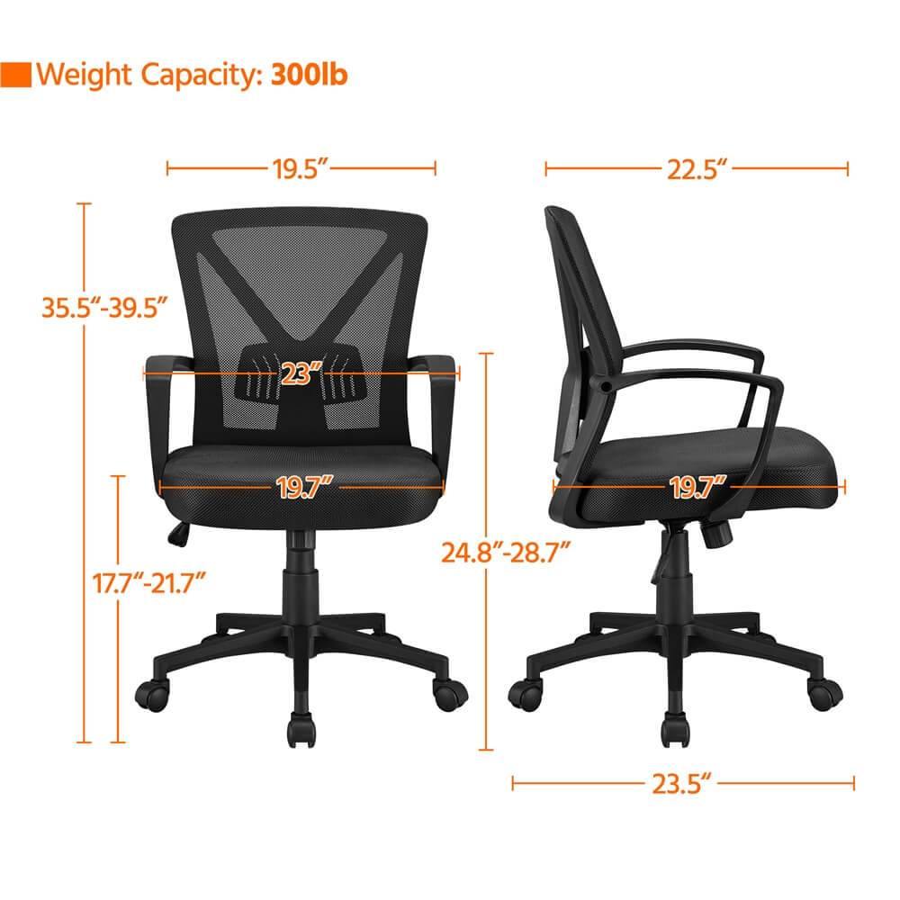 Silla de Oficina Mesh Yaheetech