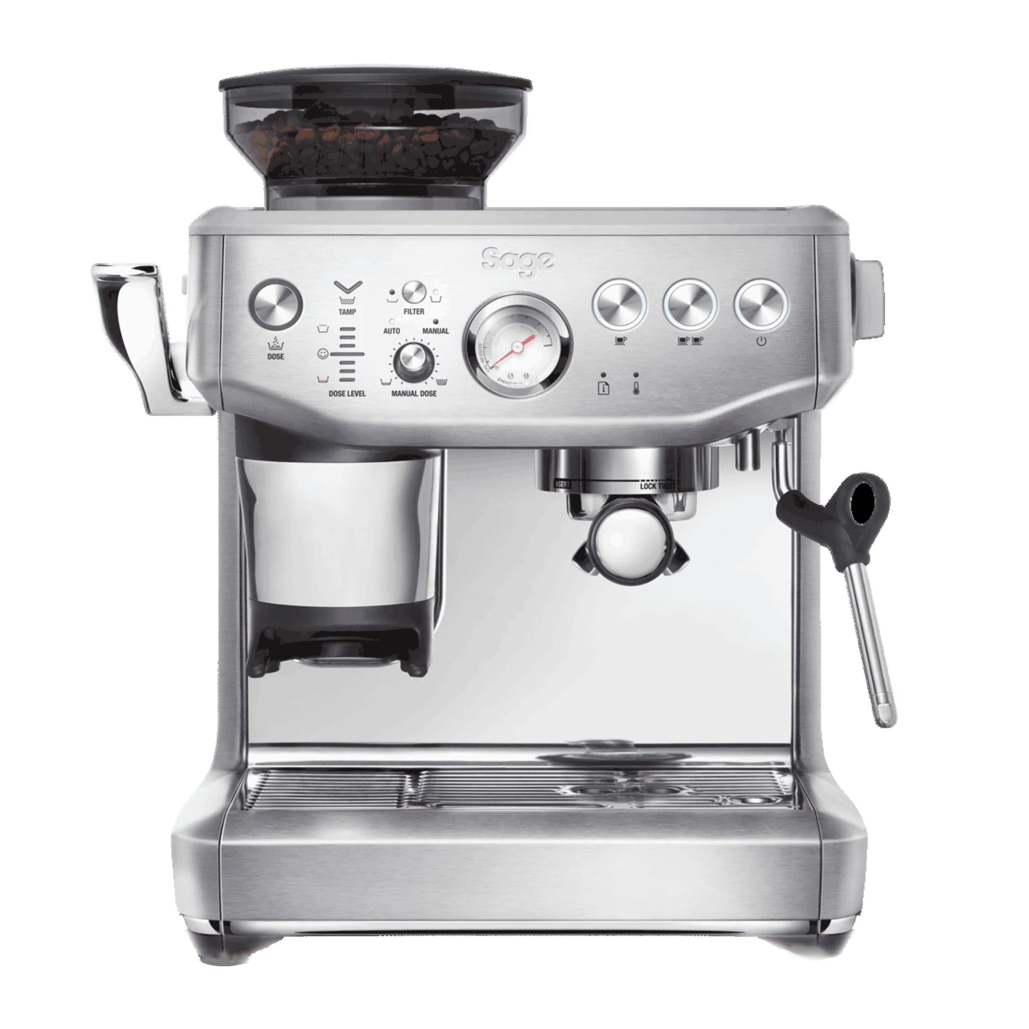 The Barista Express™ Impress por Sage Acero Inoxidable | SES876BSS4GUK1