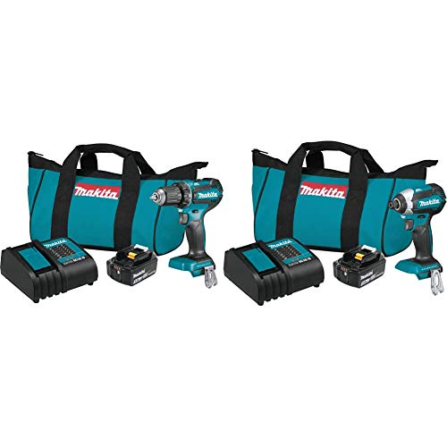 2025 Kit de taladro-atornillador inalámbrico Makita XFD131 LXTu00ae de 18 V y 1/2