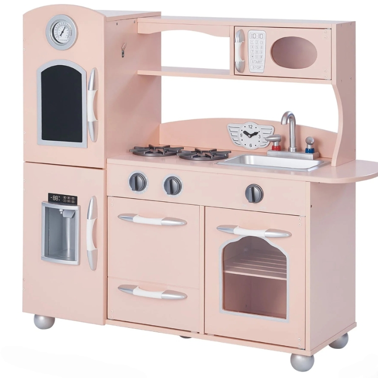 Cocinita de Juguete de Madera Retro Little Chef Westchester, Rosa