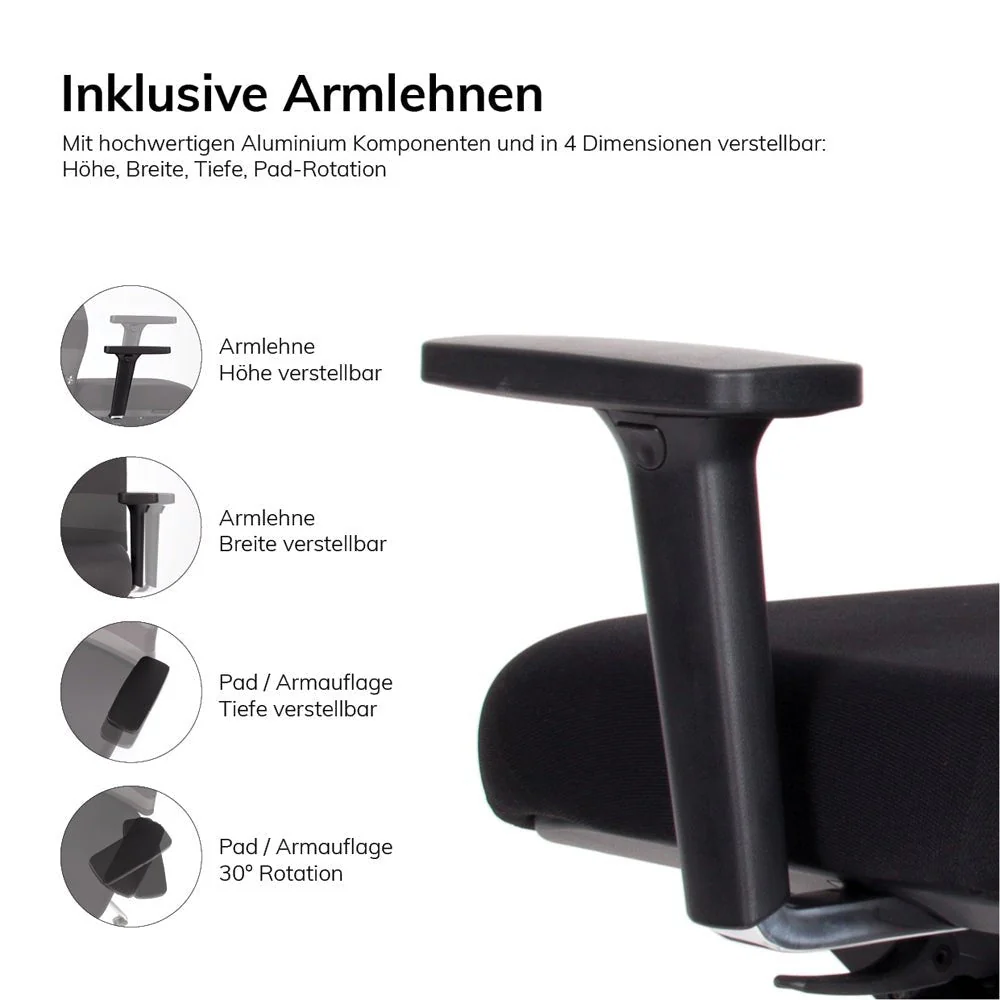 2025 Silla de Oficina Ergonómica Agilis AG10 EL SALVADOR DE ESPALDA con Bandas de Colores – Configurable