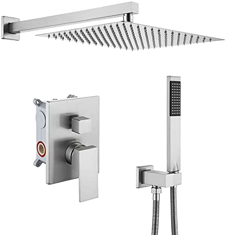 Sistema de Ducha KES con Cabezal de Ducha de Lluvia de 12 Pulgadas