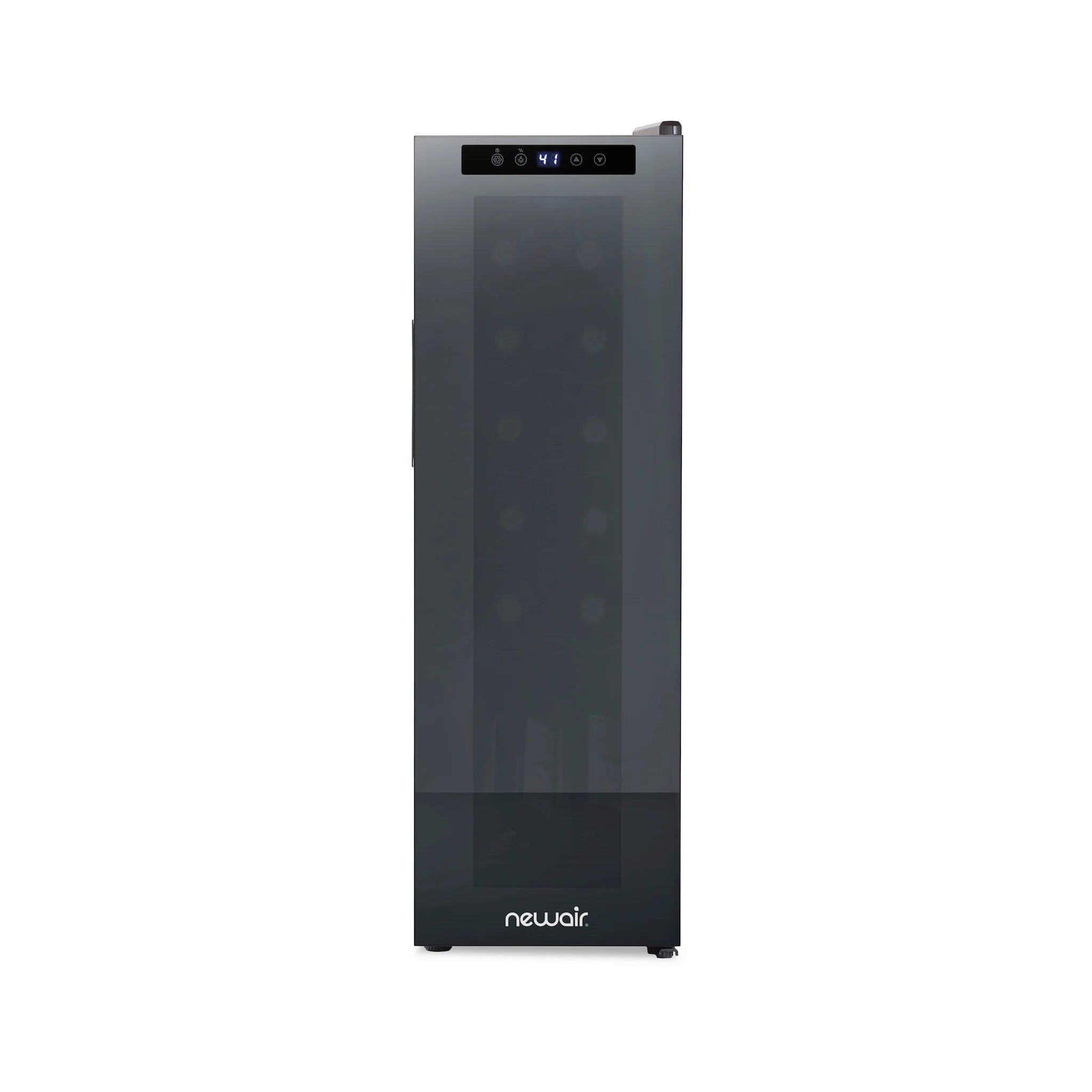 2025 Refrigerador de Vinos Independiente Newair® Negro – 12 Botellas – 13,6