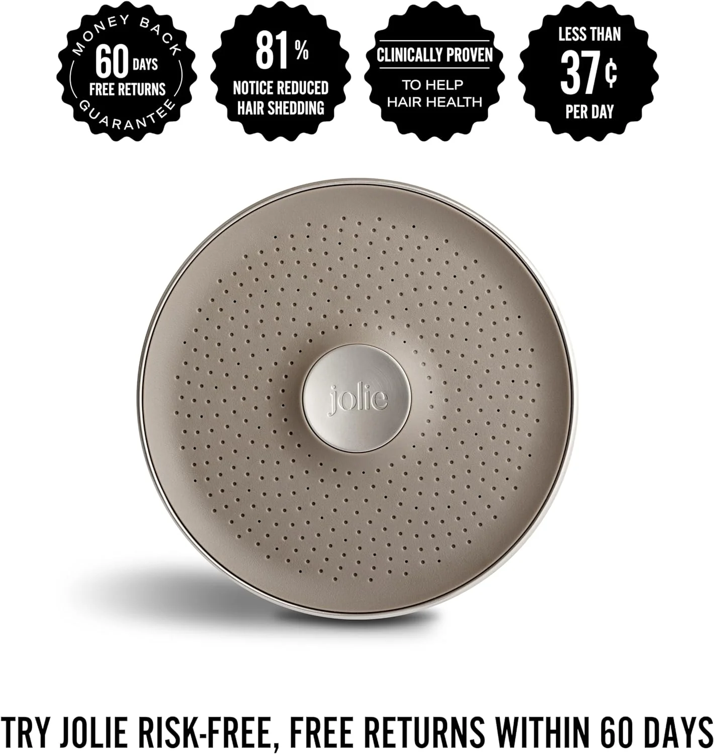 Jolie Skin Co Cabezal de Ducha Filtrado - Negro Azabache