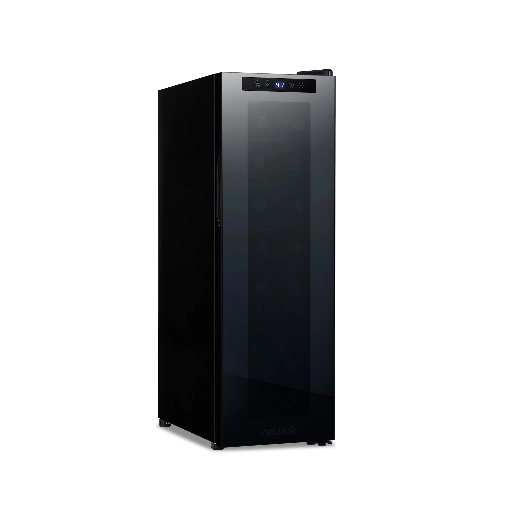 2025 Refrigerador de Vinos Independiente Newair® Negro – 12 Botellas – 13,6