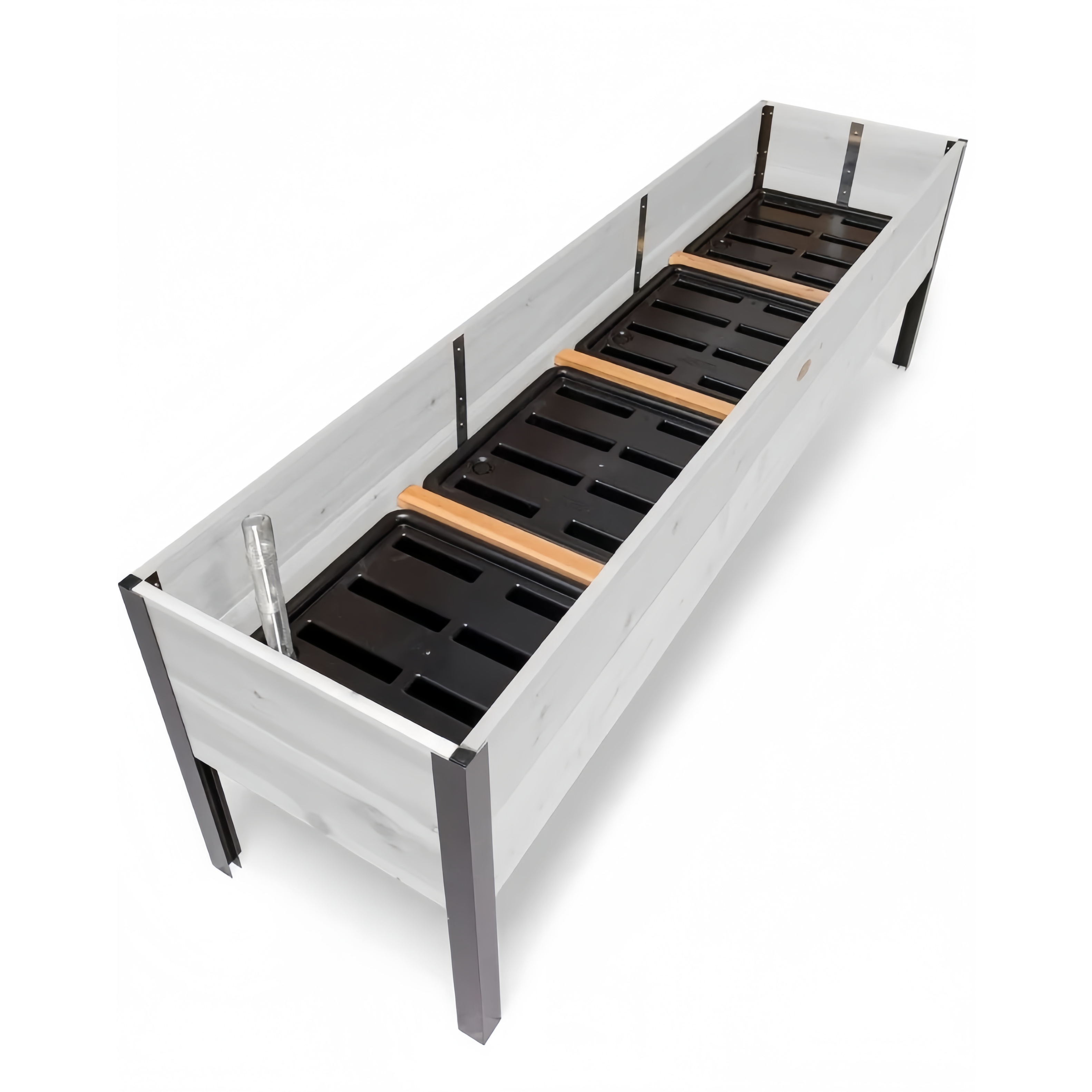 Oferta especial hoy en Mart: Últimos 30 juegos de maceteros elevados ecológicos con riego automático y acabado teñido