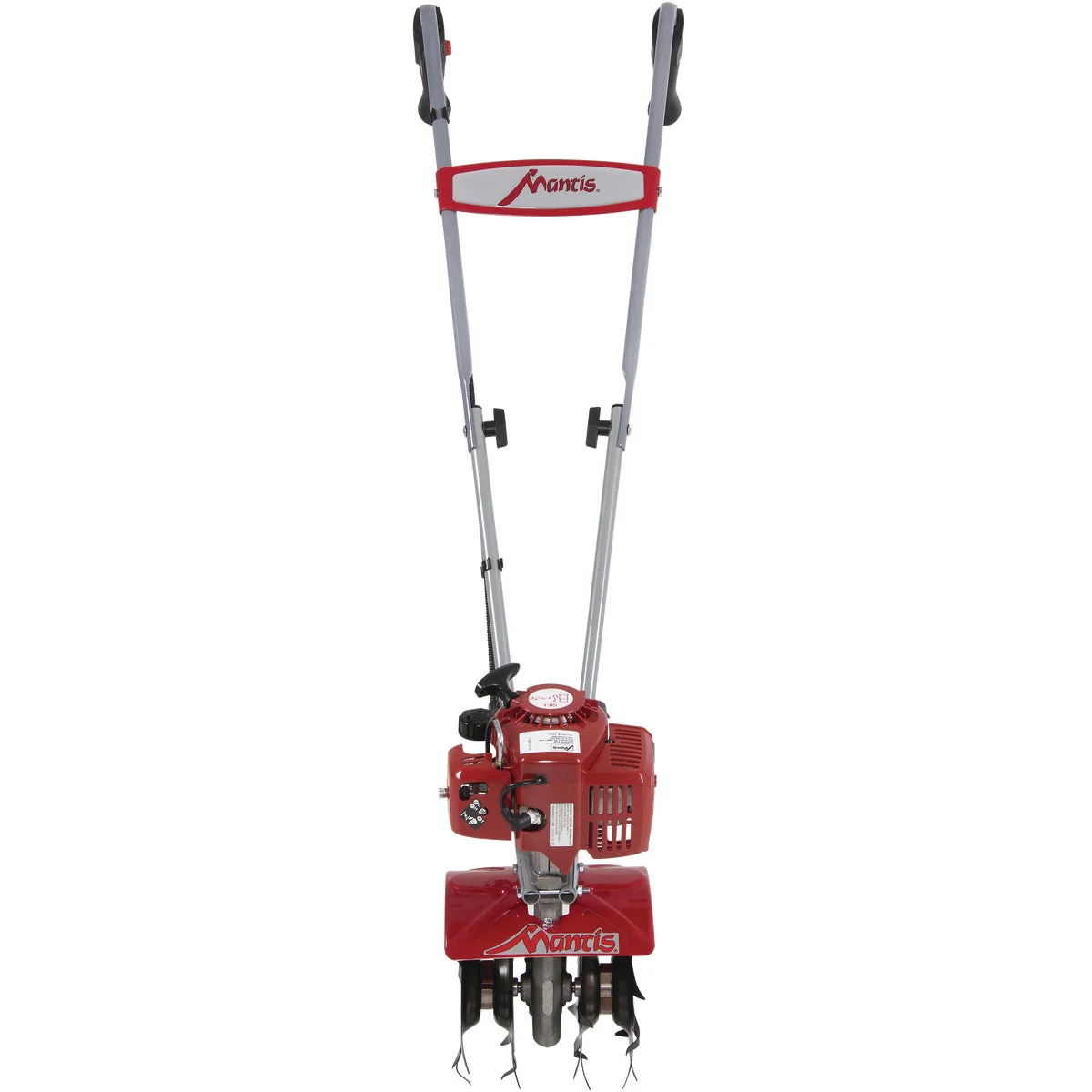2025 Motocultor Mantis de 21,2 cm³ 2 tiempos – Fresadoras frontales giratorias hacia adelante (Ancho 23 cm)