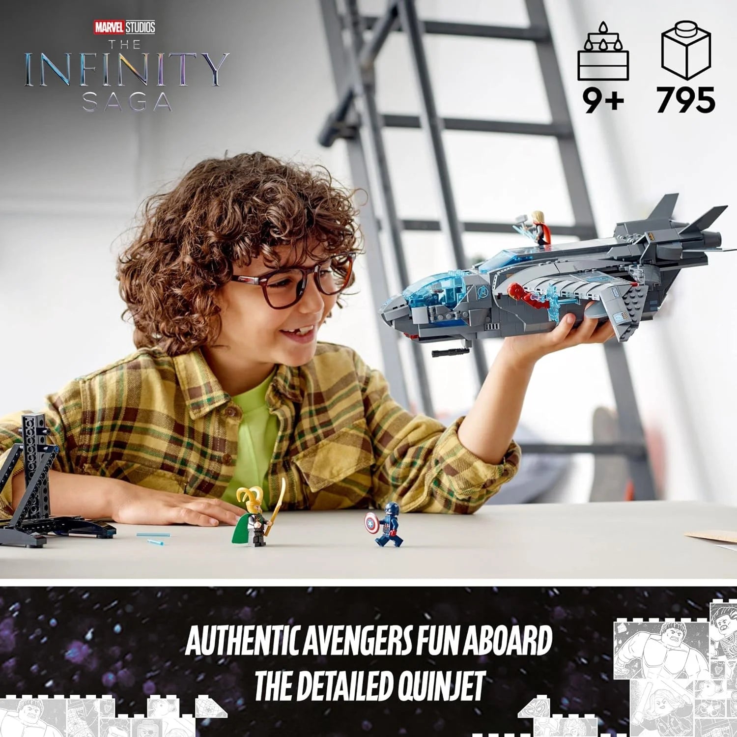 Lego Marvel Los Vengadores Quinjet 76248