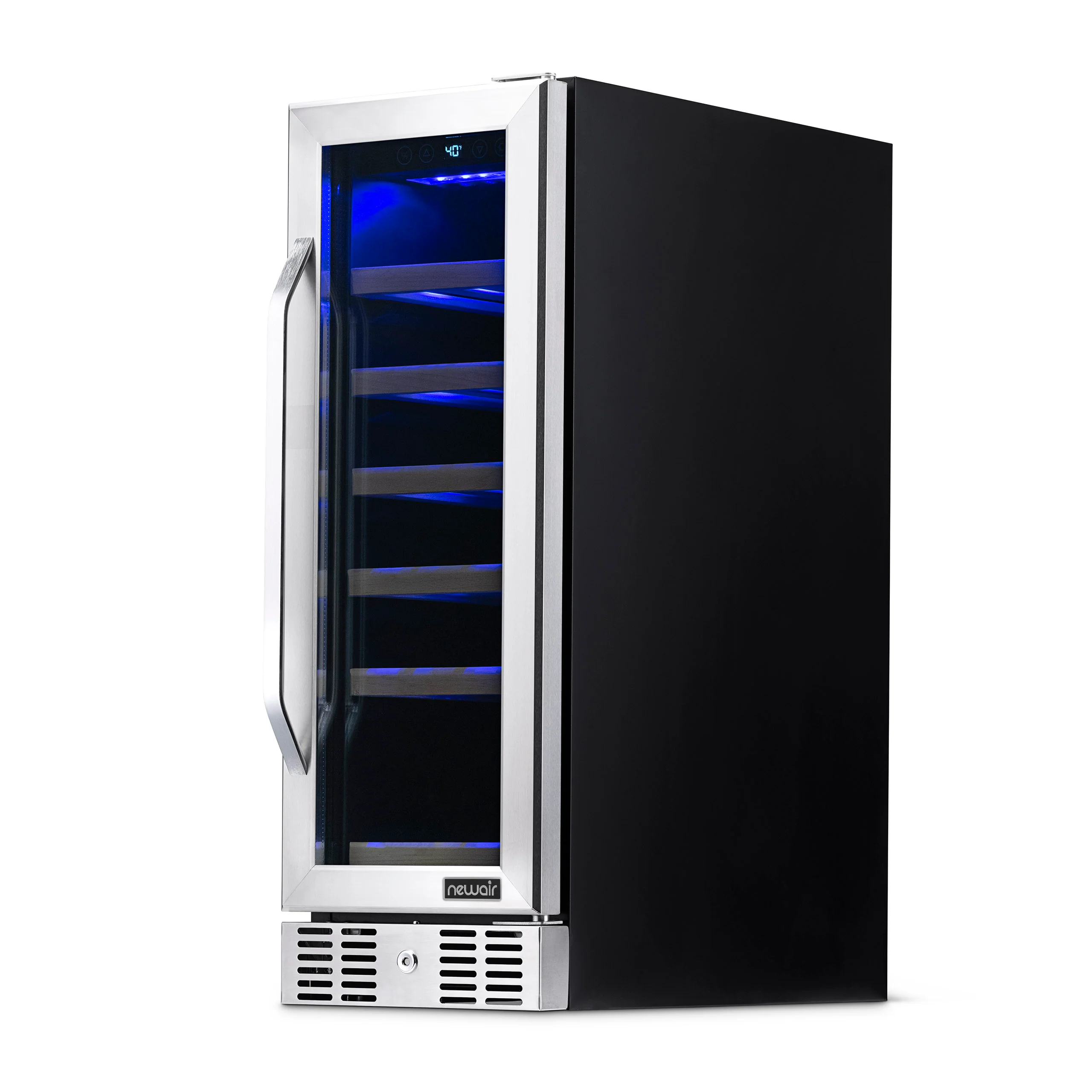 2025 Refrigerador de Vinos Empotrable Newair – Acero Inoxidable