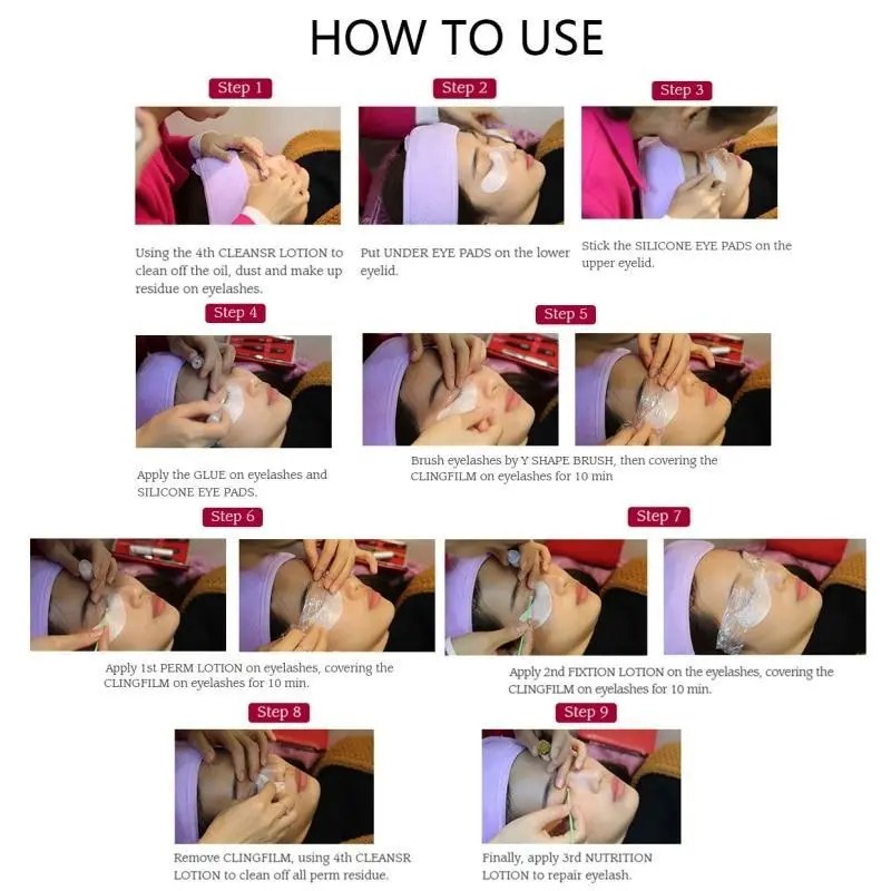 Kit Premium de Permanente, Levantamiento y Tinte de Pestañas