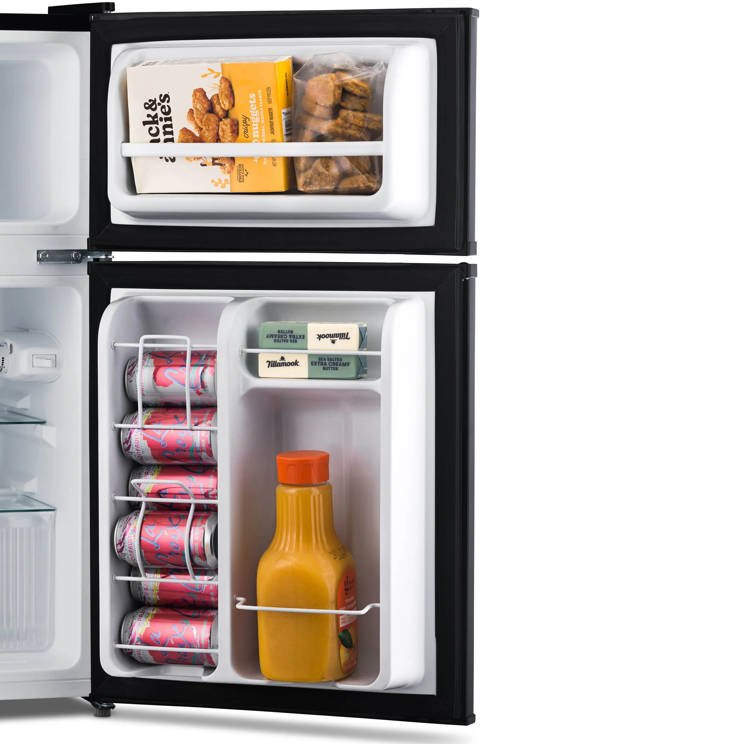 2025 Refrigerador Mini Bar Compacto Newair con Congelador – Negro (3,1 pies³)