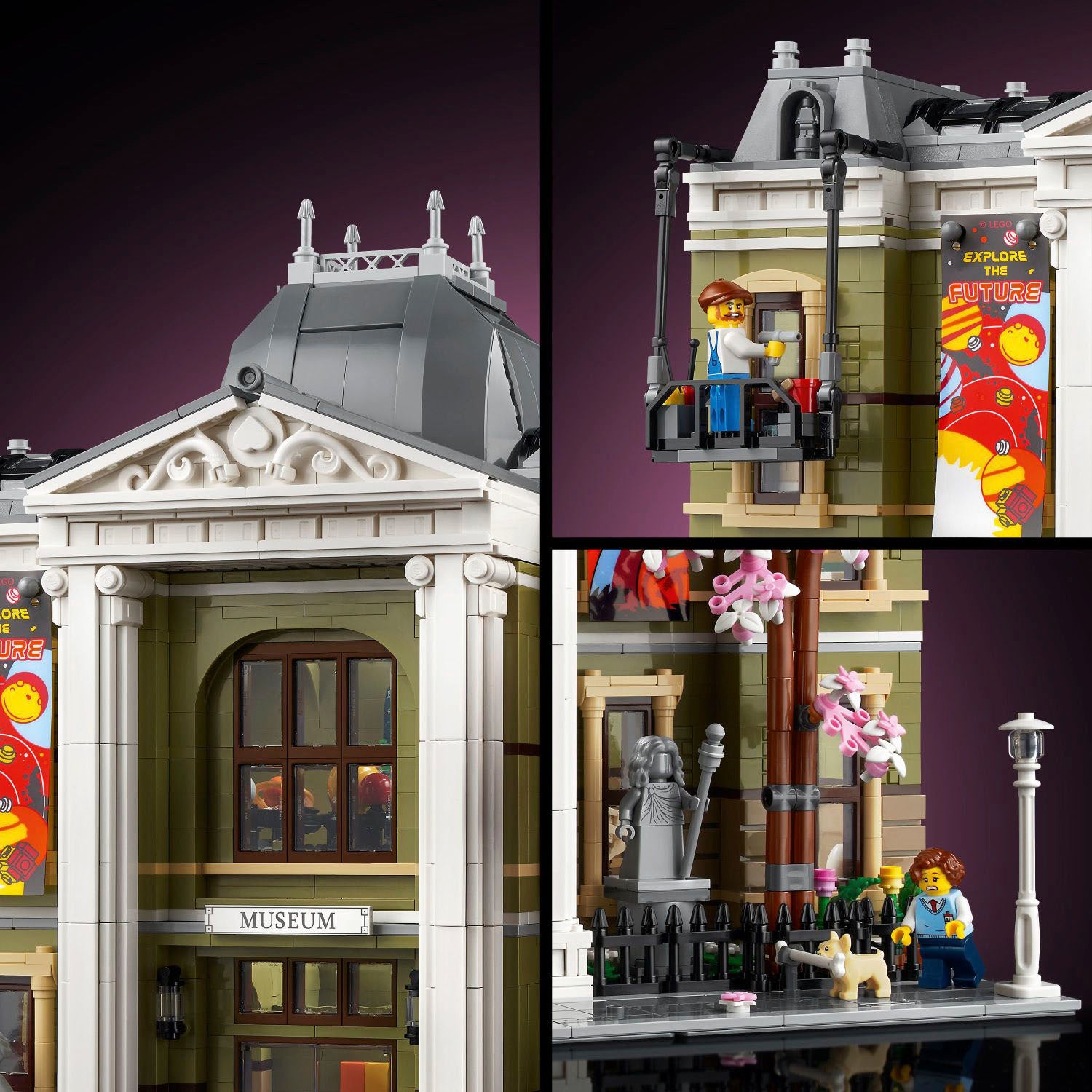 LEGO Icons Museo de Historia Natural 10326 para construir y exhibir en el sitio
