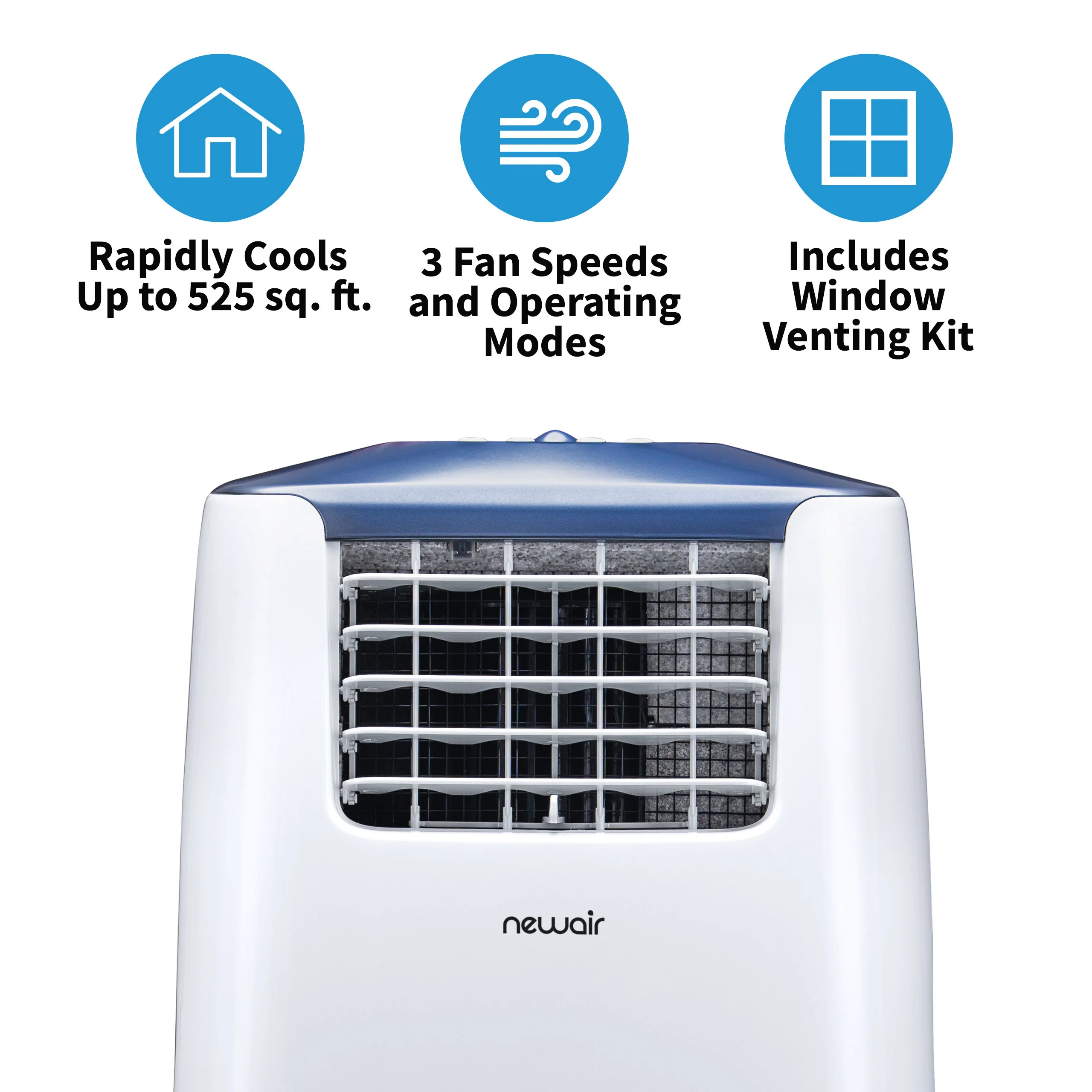 2025 Newair® Aire Acondicionado y Calefactor Portátil – 14 000 BTU