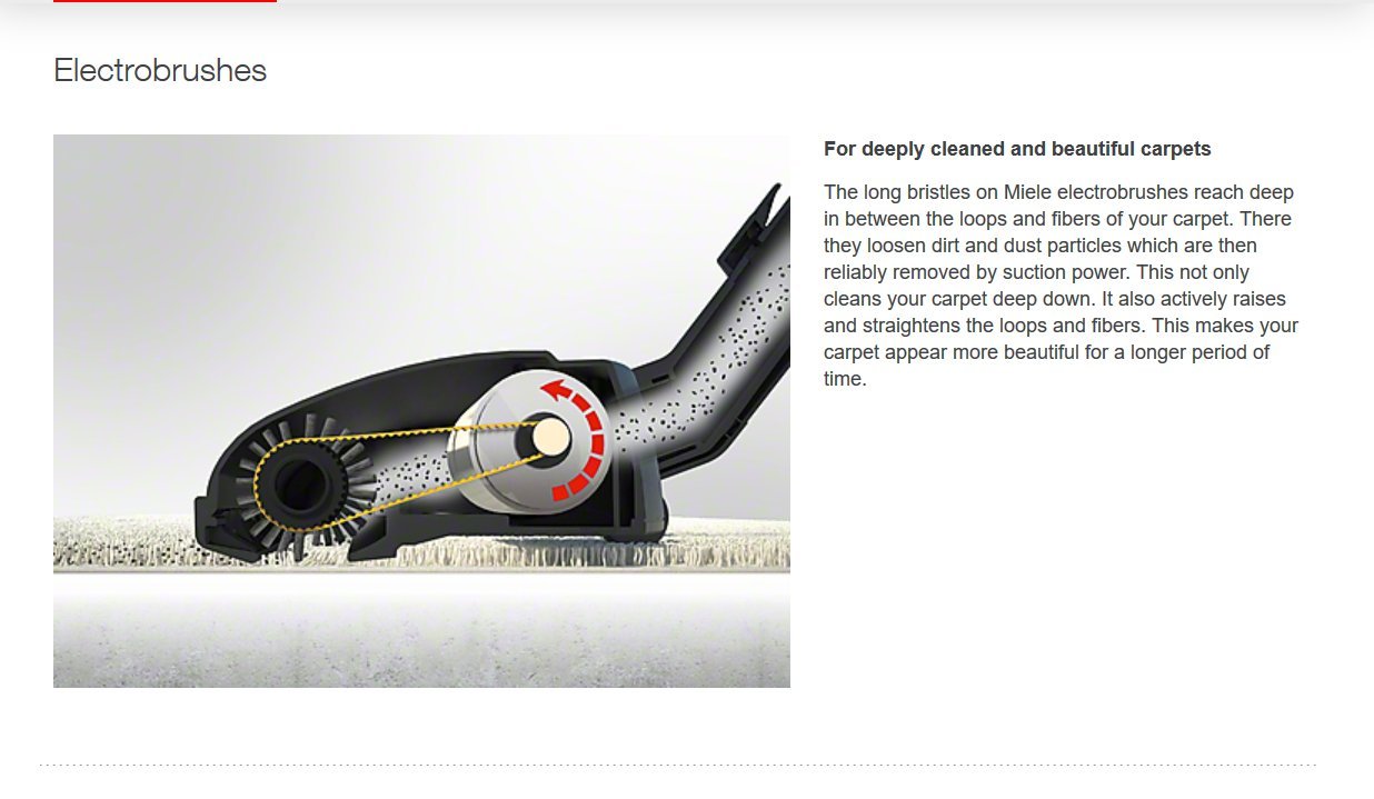 Miele Electro Plus Cepillo Eléctrico de Tamaño Completo