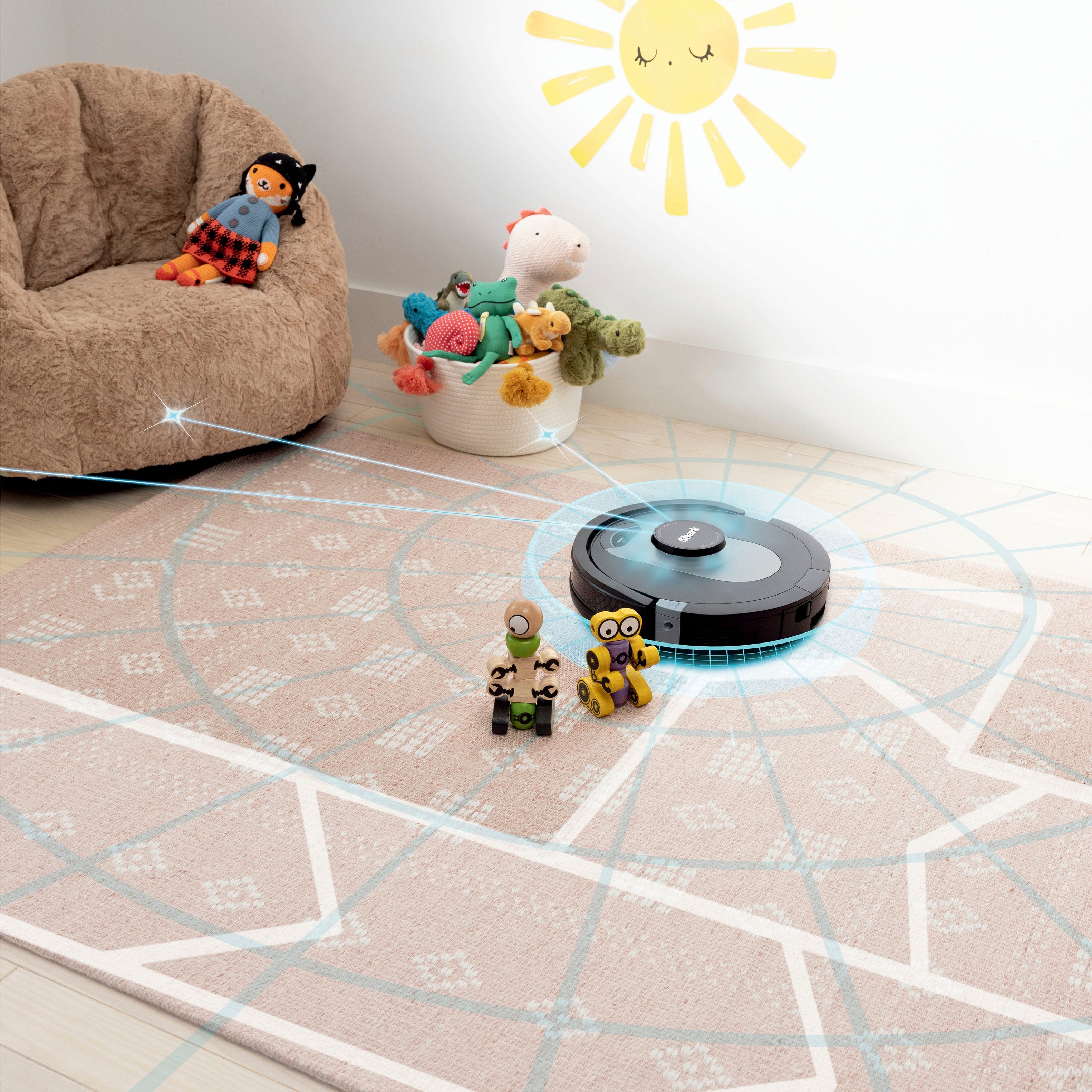 2025 Shark – Aspiradora Robot AI Ultra con Matrix Clean, Mapeo del Hogar, Base Auto-vaciable sin Bolsa HEPA, Conectividad WiFi – Negra