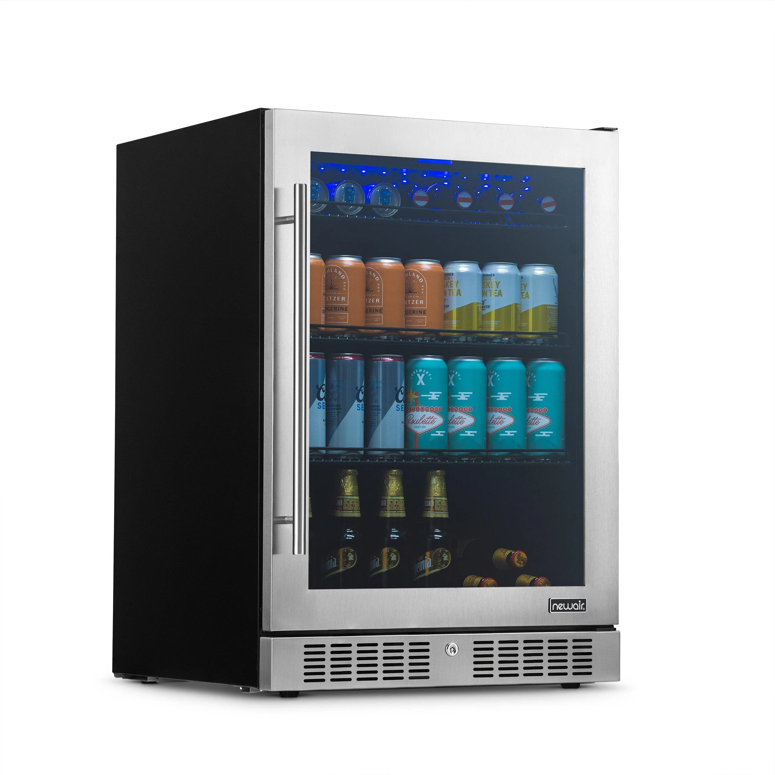2025 Newair® Refrigerador de Bebidas Empotrable en Acero Inoxidable – 224 Latas – 24