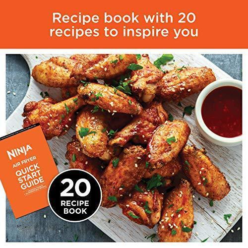 Freidora de Aire Ninja AF101, 4 Cuartos, Negro/Gris