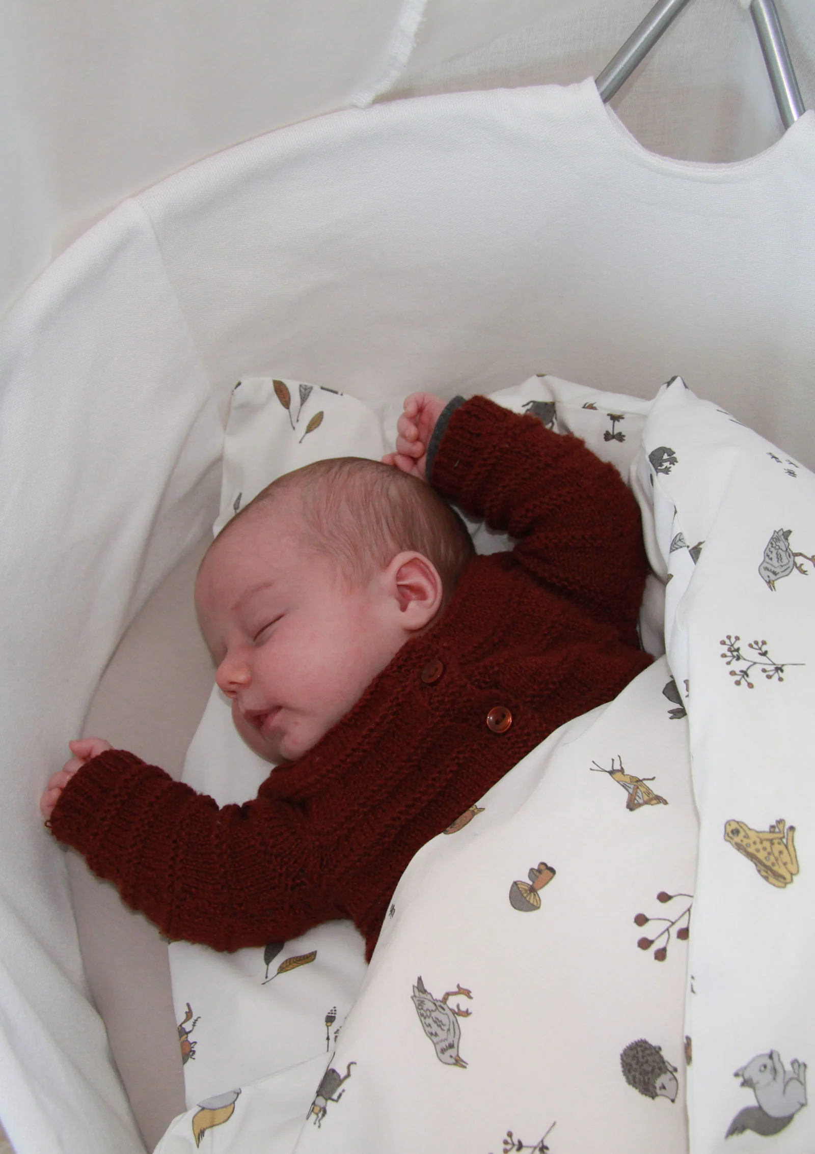 2025 Conjunto cuna 'Classic' con soporte blanco/blanco