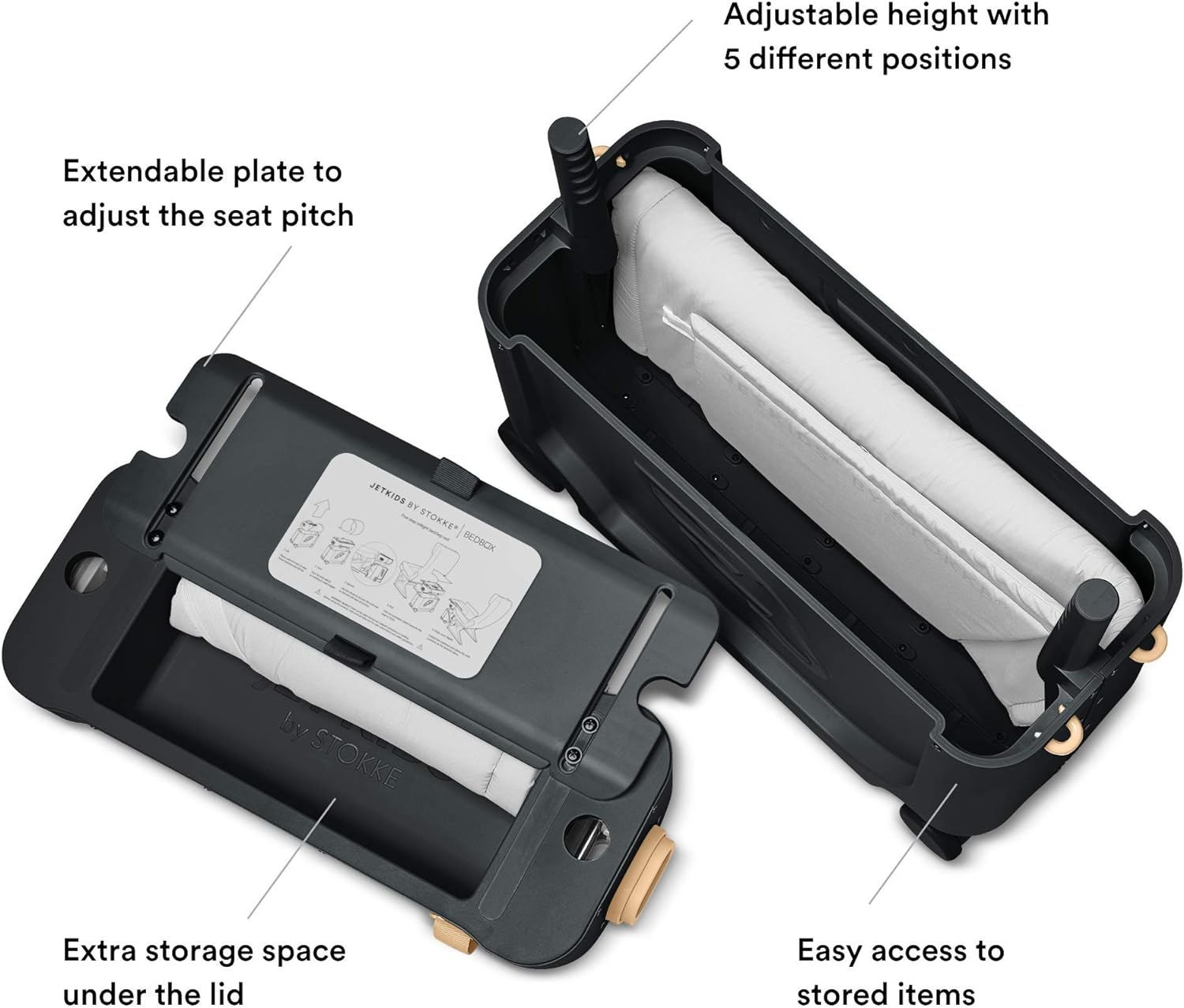 2025 JetKids de Stokke BedBox – Equipaje Infantil y Cama de Avión