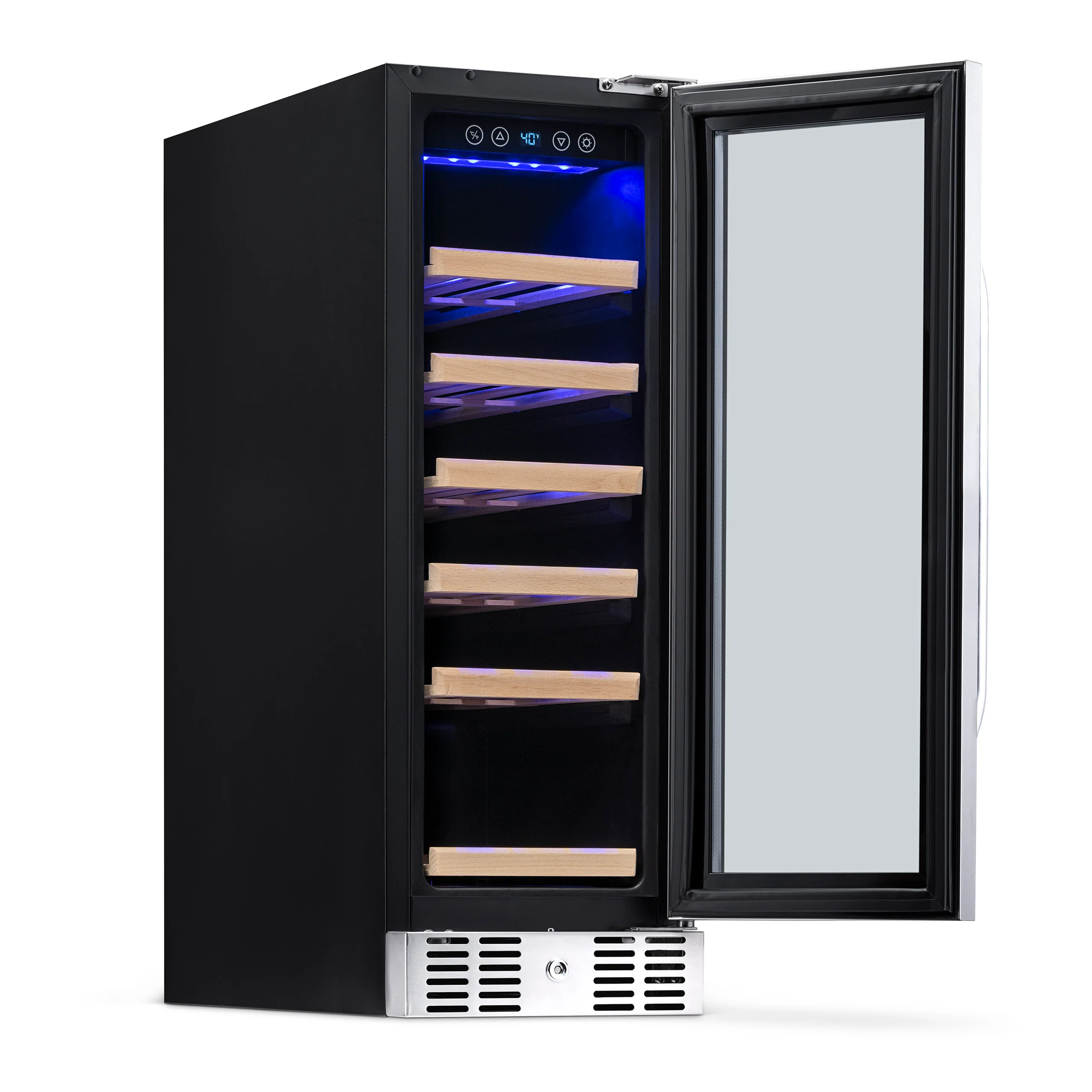 2025 Refrigerador de Vinos Empotrable Newair – Acero Inoxidable