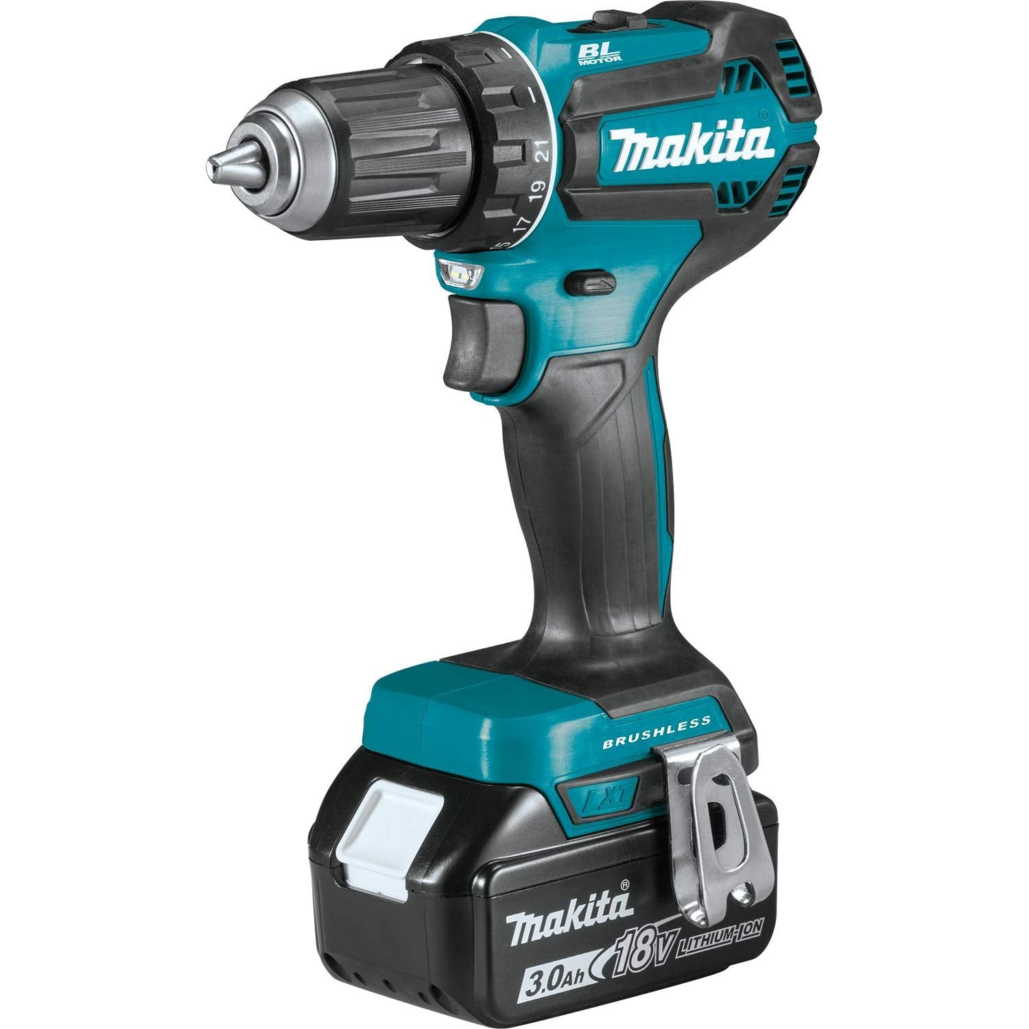 Makita XFD131 Kit de Taladro-Atornillador Inalámbrico sin Escobillas 18V LXT de 1/2