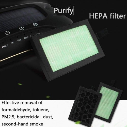 Purificador de Aire MAG.AL con Difusor de Aromas, Generador Automático de Niebla, Eliminador de PM 2.5, Purificador de Aire para Auto con Humidificador de Aire Fresco por USB y Filtro HEPA, Color Blanco