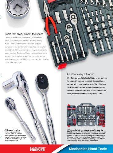 Juego de Herramientas de Propósito General Crescent de 170 Piezas – Estuche Cerrado – Modelo CTK170CMP2