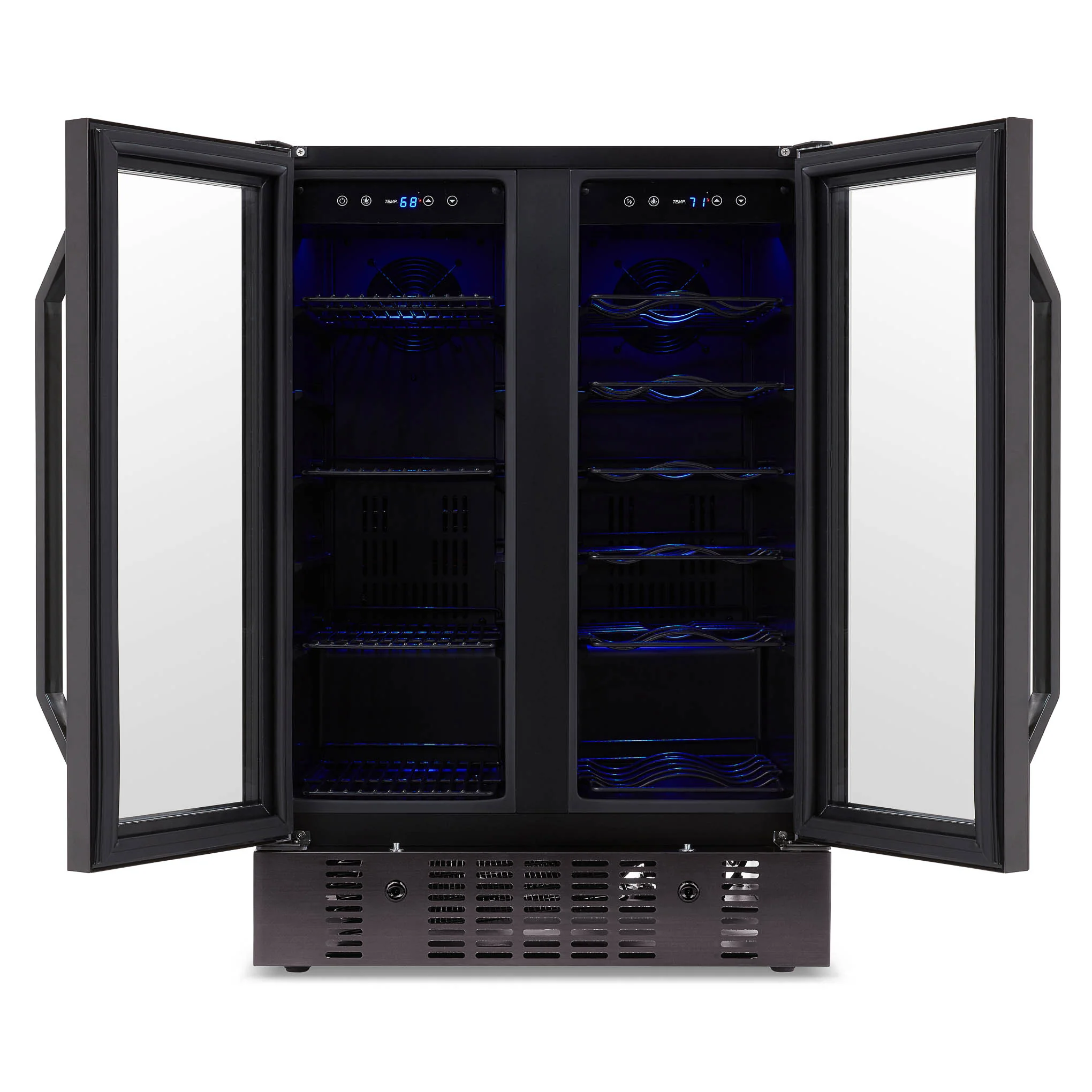 2025 Newair® Refrigerador Empotrable de Doble Zona – 60 Latas y 18 Botellas – 24