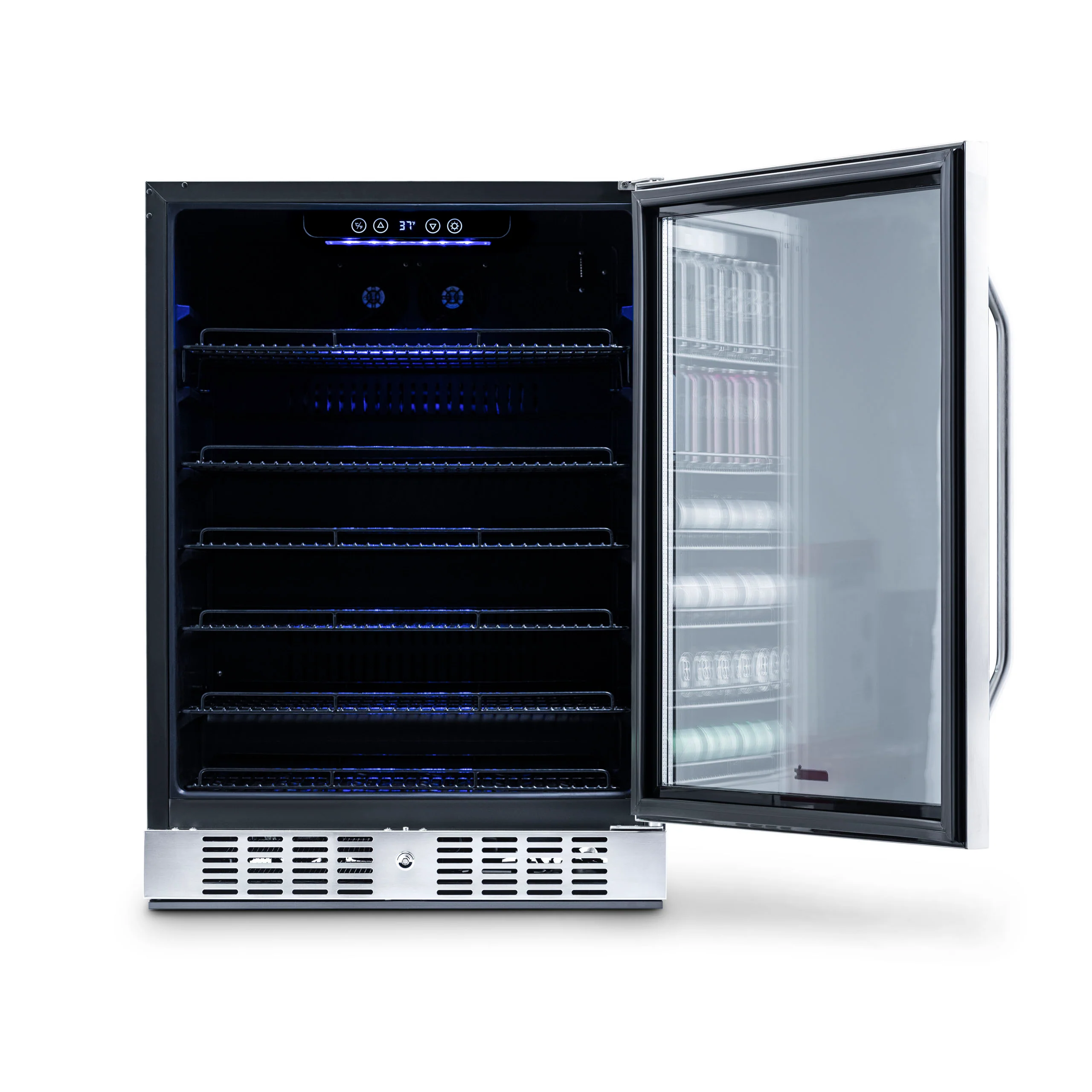 2025 Newair® Refrigerador de Bebidas Empotrable de Acero Inoxidable – 177 Latas – 24
