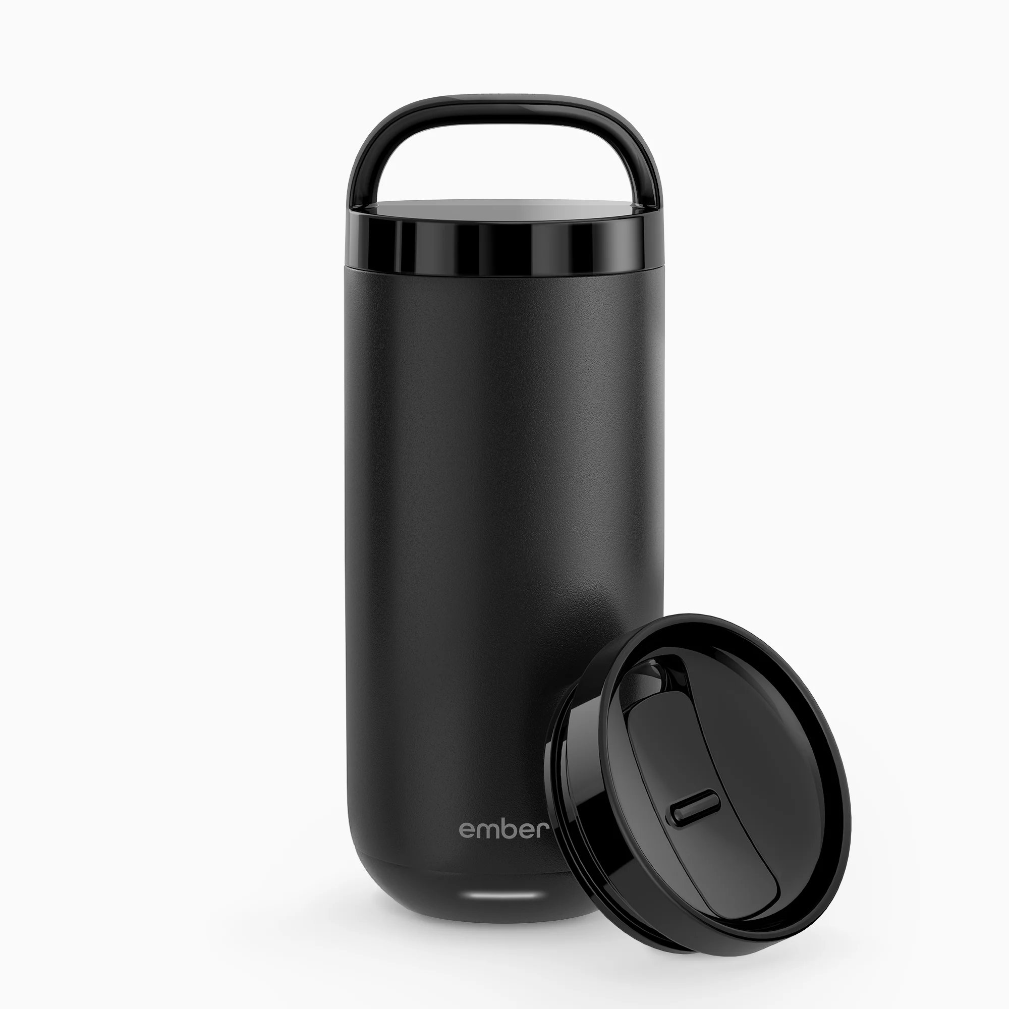 2025 Ember Tumbler 473 ml – Vaso inteligente con control de temperatura | Doble tapa, Bluetooth, antigoteo