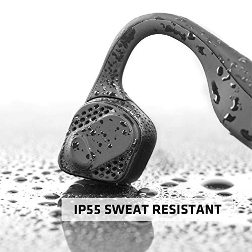 Aftershokz Auriculares Inalámbricos Bluetooth de Conducción Ósea Titanium, Negro