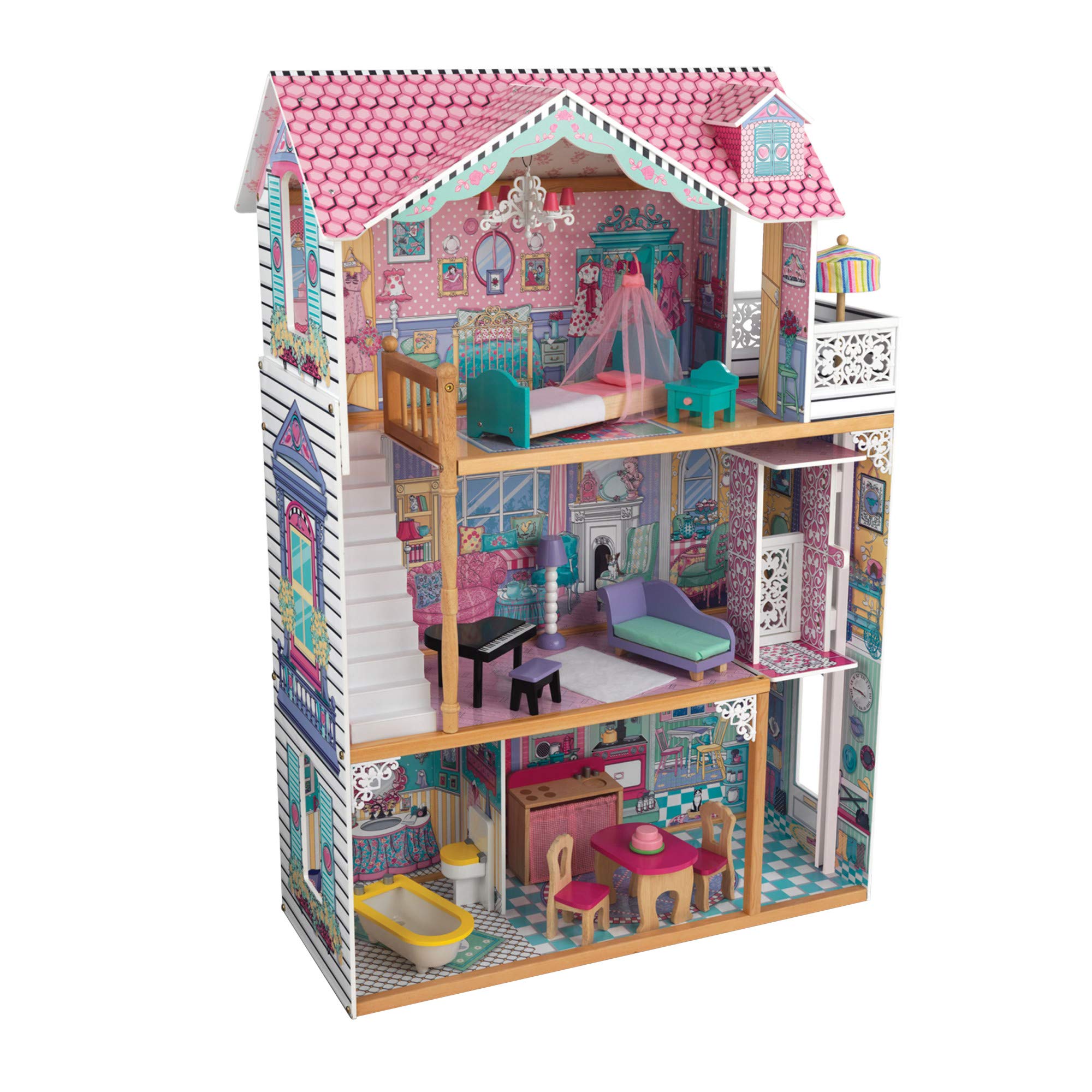 Casa de Muñecas KidKraft Annabelle con Muebles